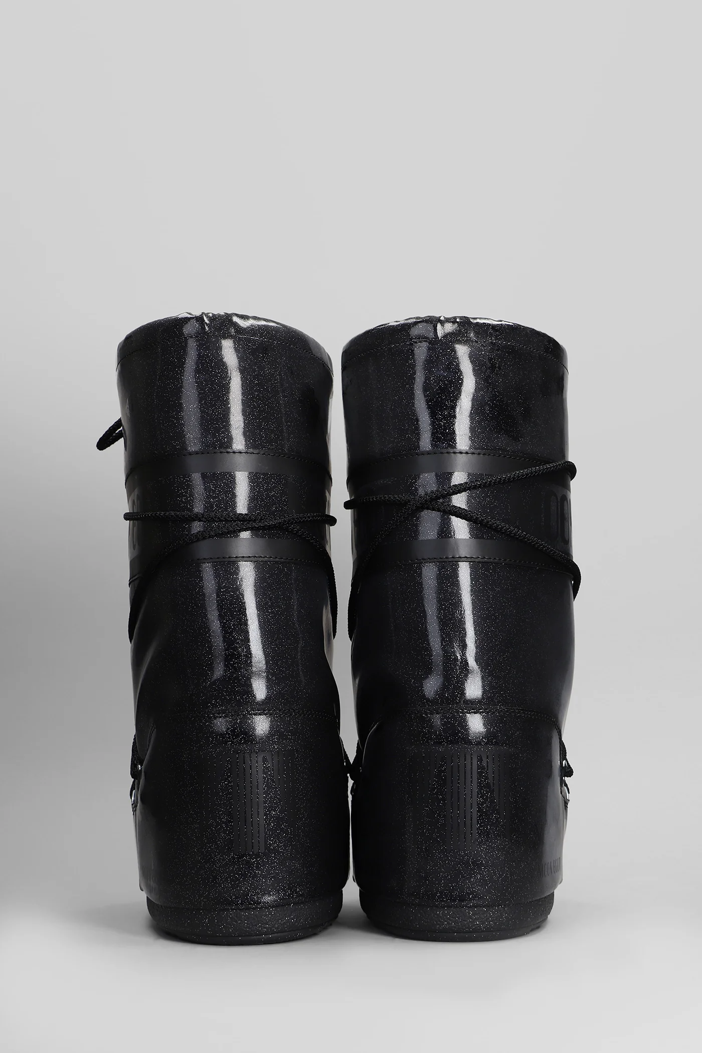 Mb icon glitter low heels boots in black Polyuretan - Image 4