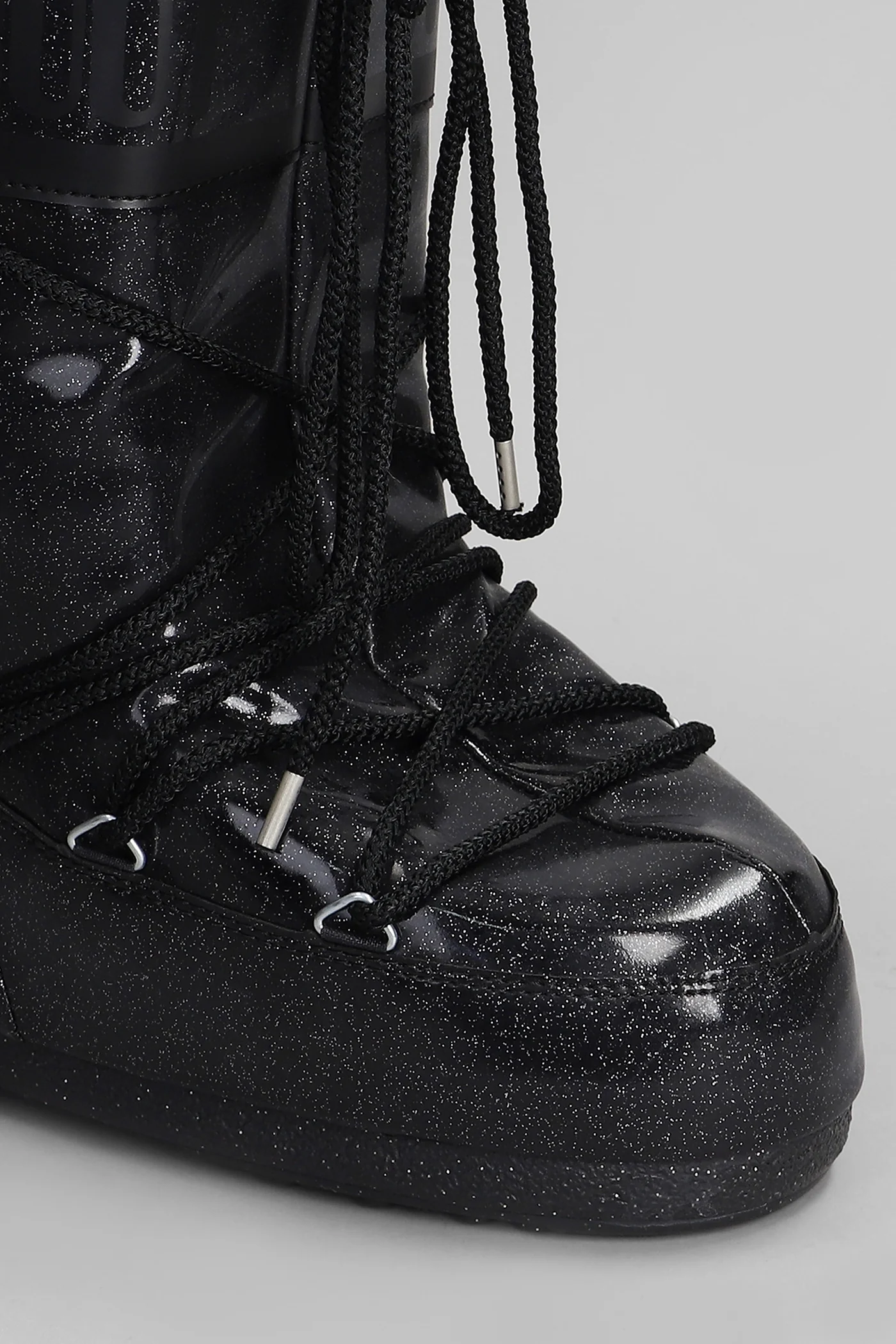 Mb icon glitter low heels boots in black Polyuretan - Image 5
