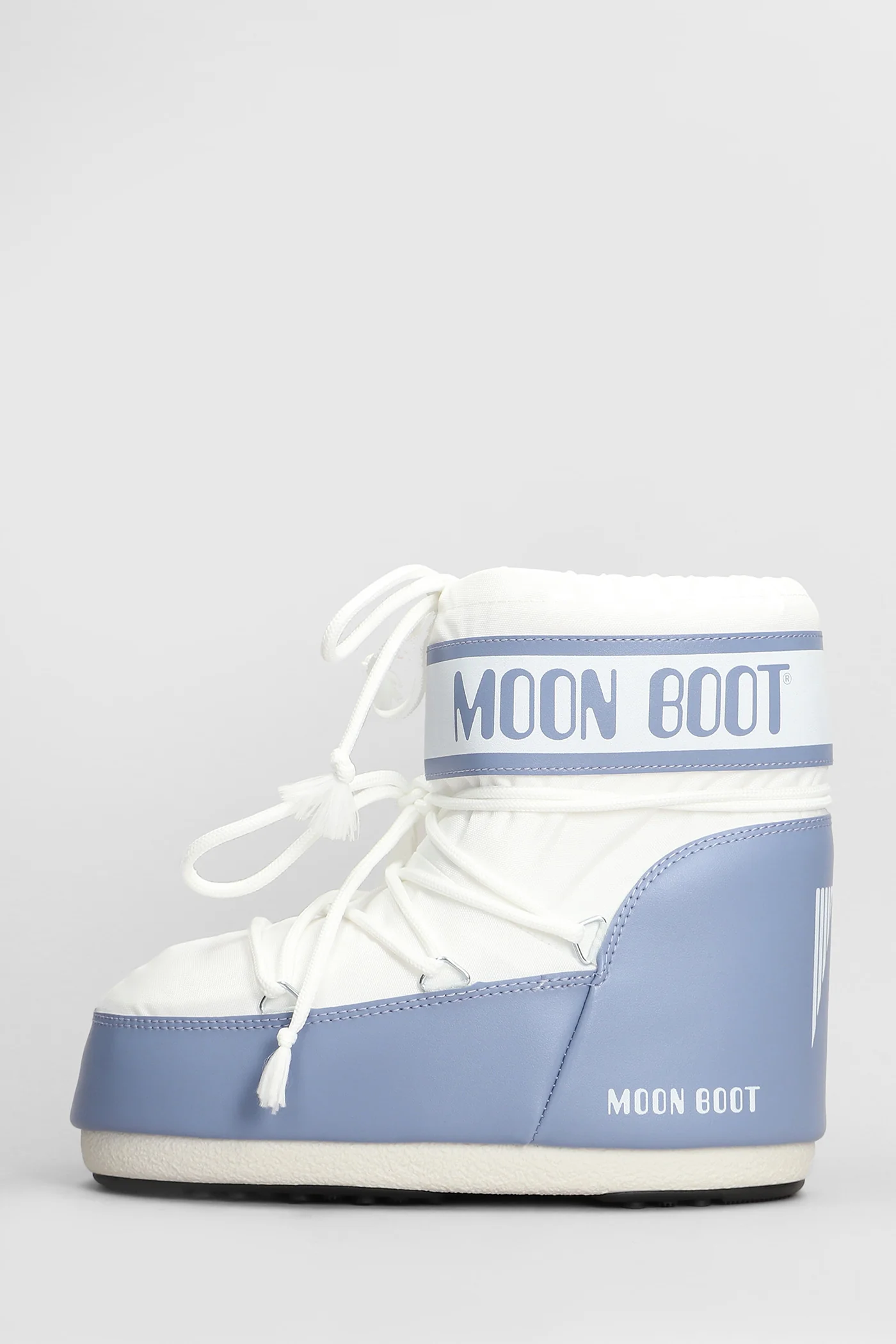 Mb icon low nylon low heels Ankle boots in cyan nylon - Image 3