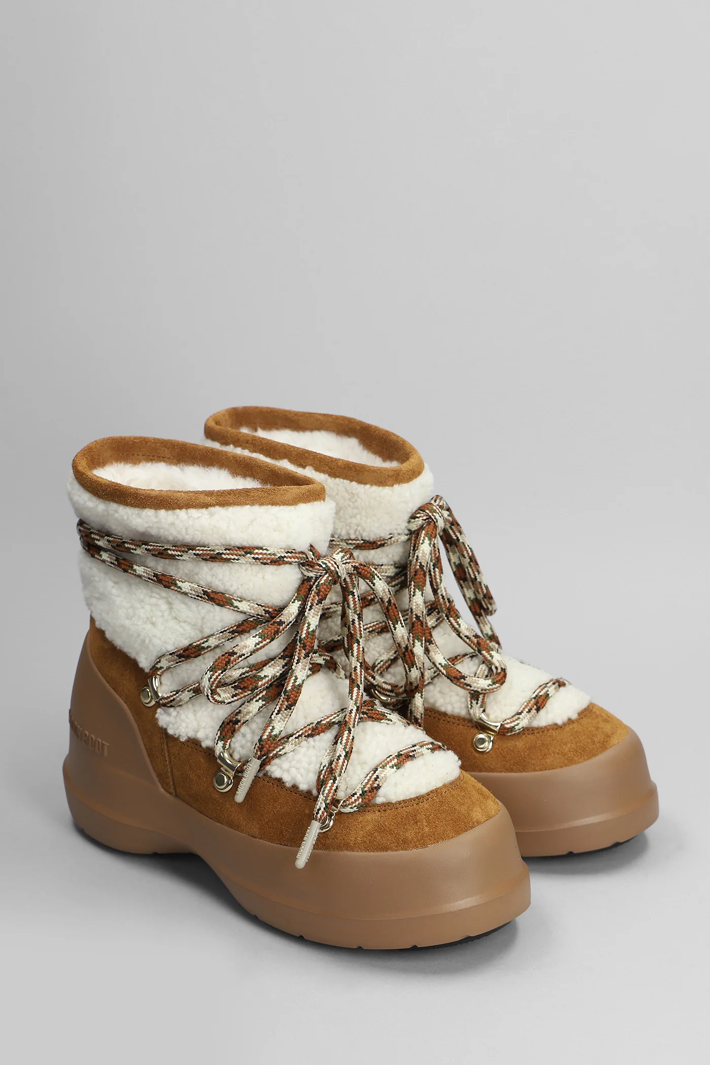 Mb luna boot Ankle boots in leather color wool - Image 2