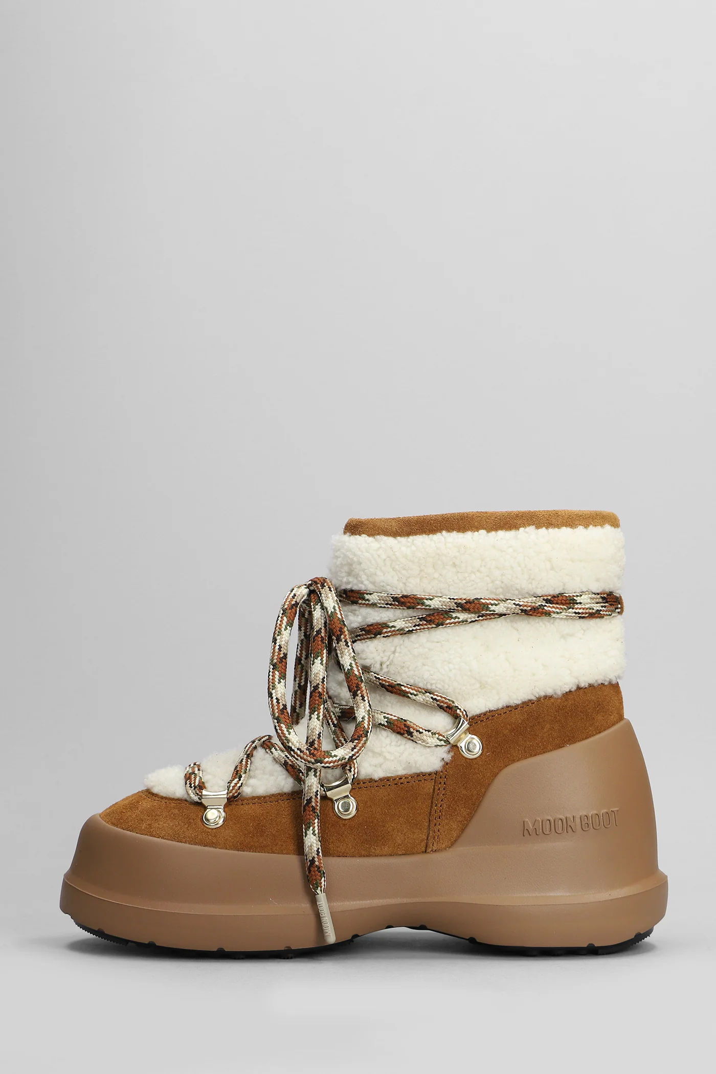 Mb luna boot Ankle boots in leather color wool - Image 3