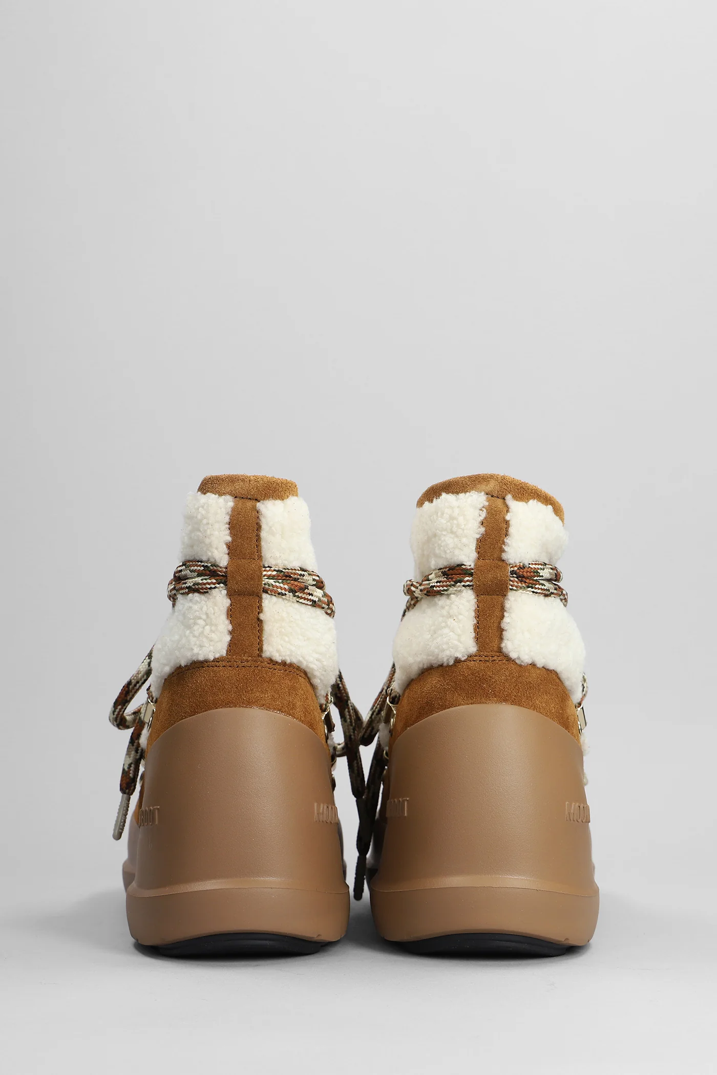 Mb luna boot Ankle boots in leather color wool - Image 4