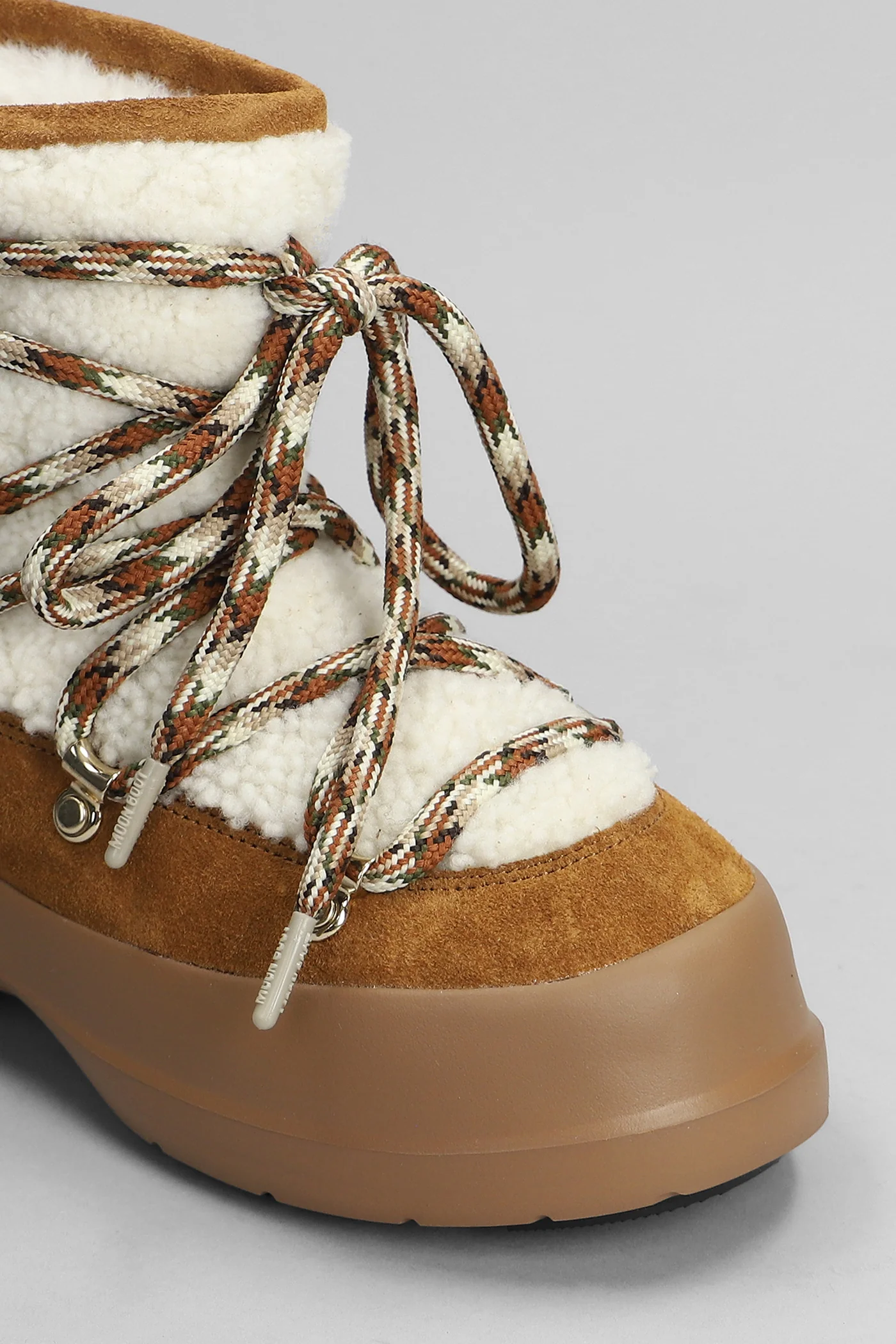 Mb luna boot Ankle boots in leather color wool - Image 5