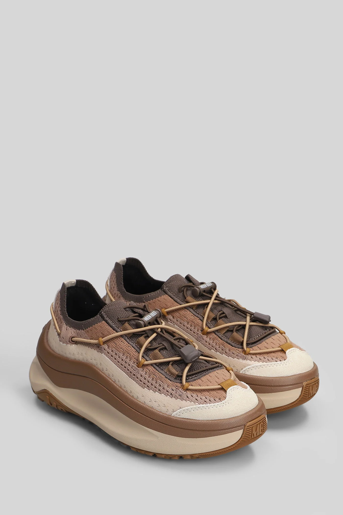 Mb moon247 xlace Sneakers in brown polyester - Image 2