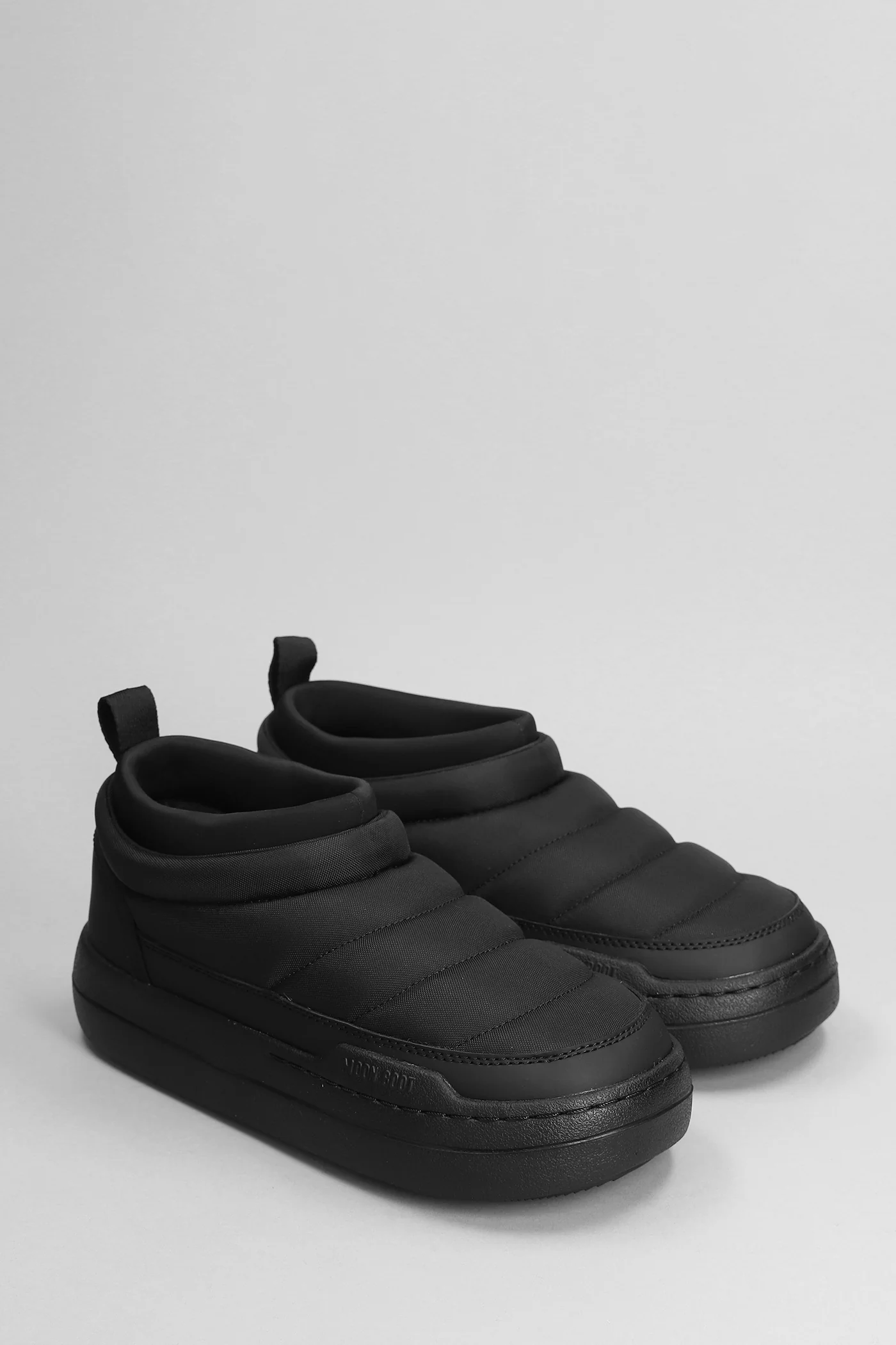 Mb park soft Ankle boots in black nylon - Image 2
