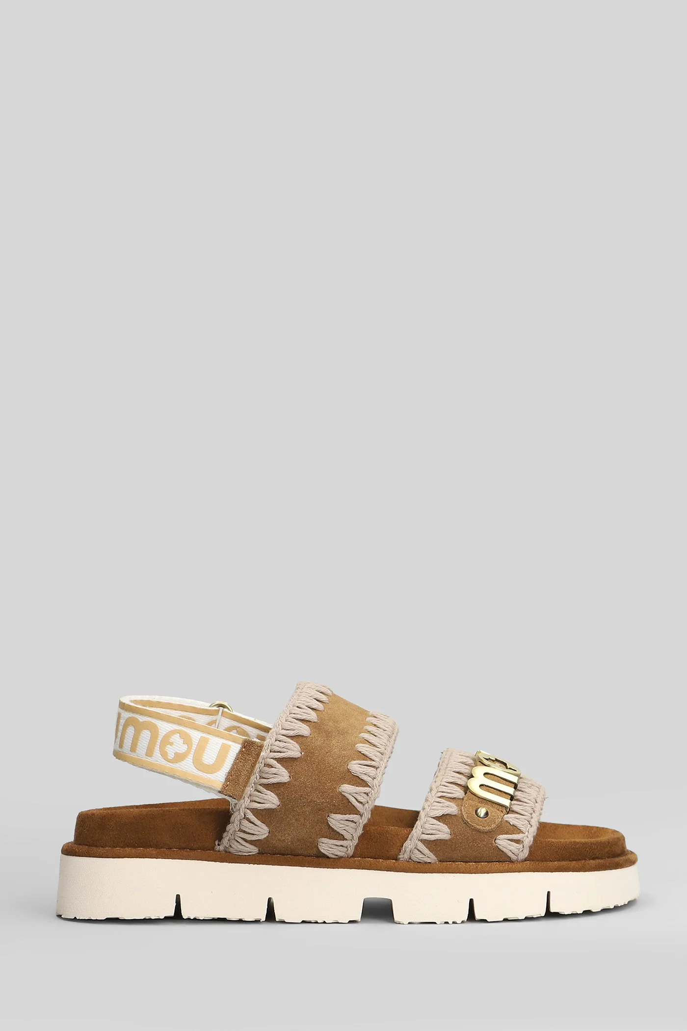 Bio Sandal Sandals in leather color suede
