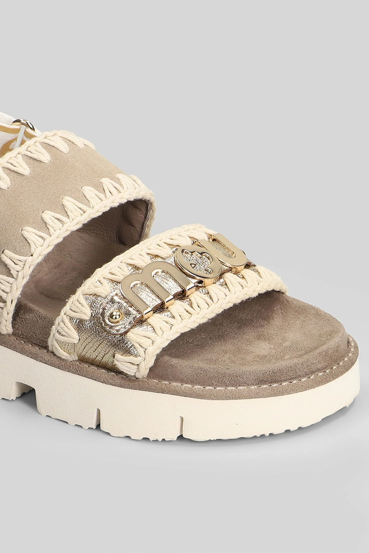 Bio Sandal Sandals in taupe suede - Image 5