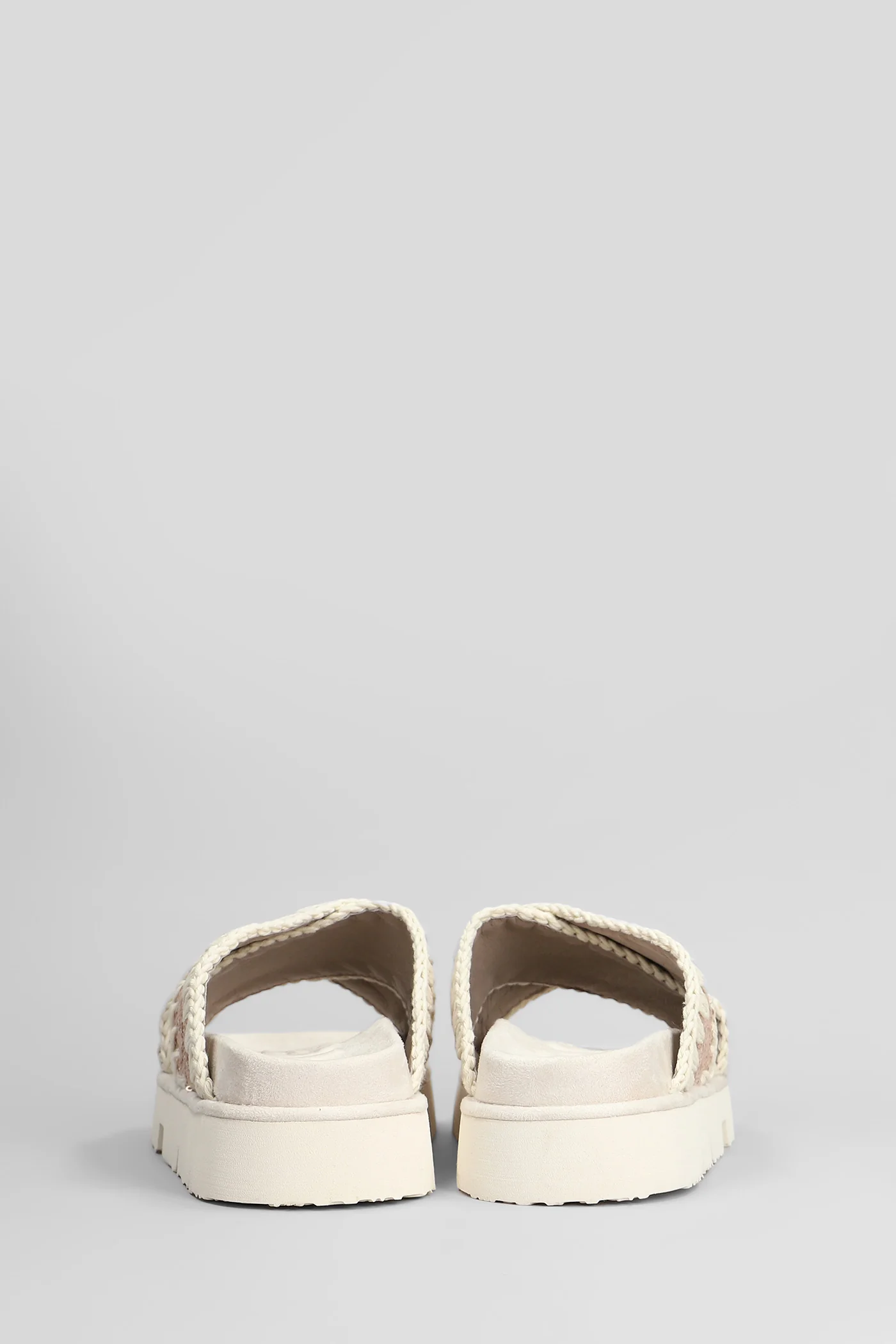 Crisscross Flats in rose-pink leather - Image 4