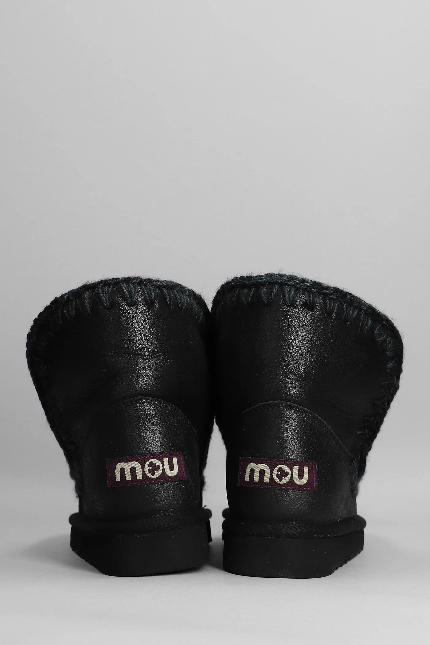 Eskimo 18 low heels Ankle boots in black leather - Image 4