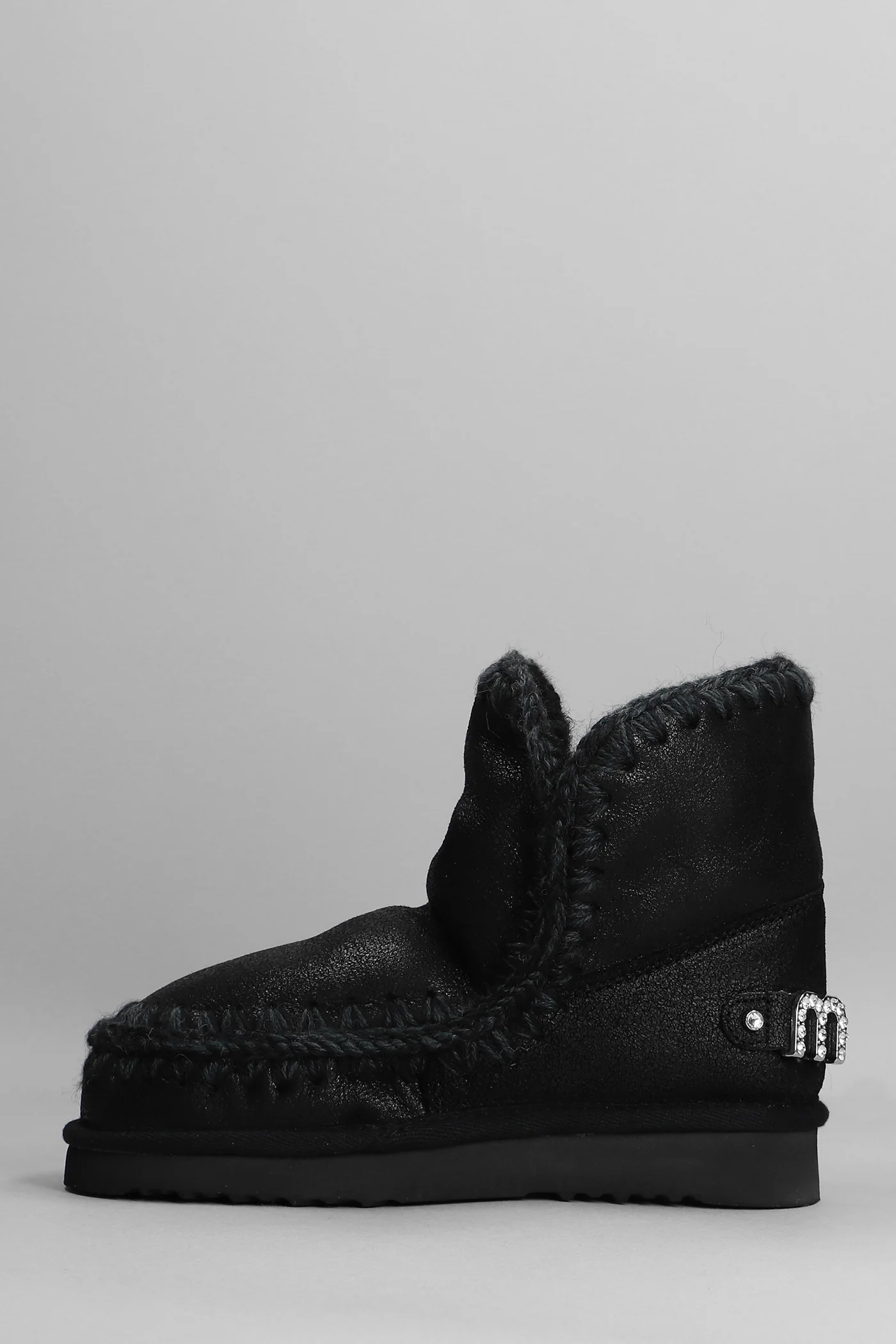 Eskimo 18 low heels Ankle boots in black leather - Image 3