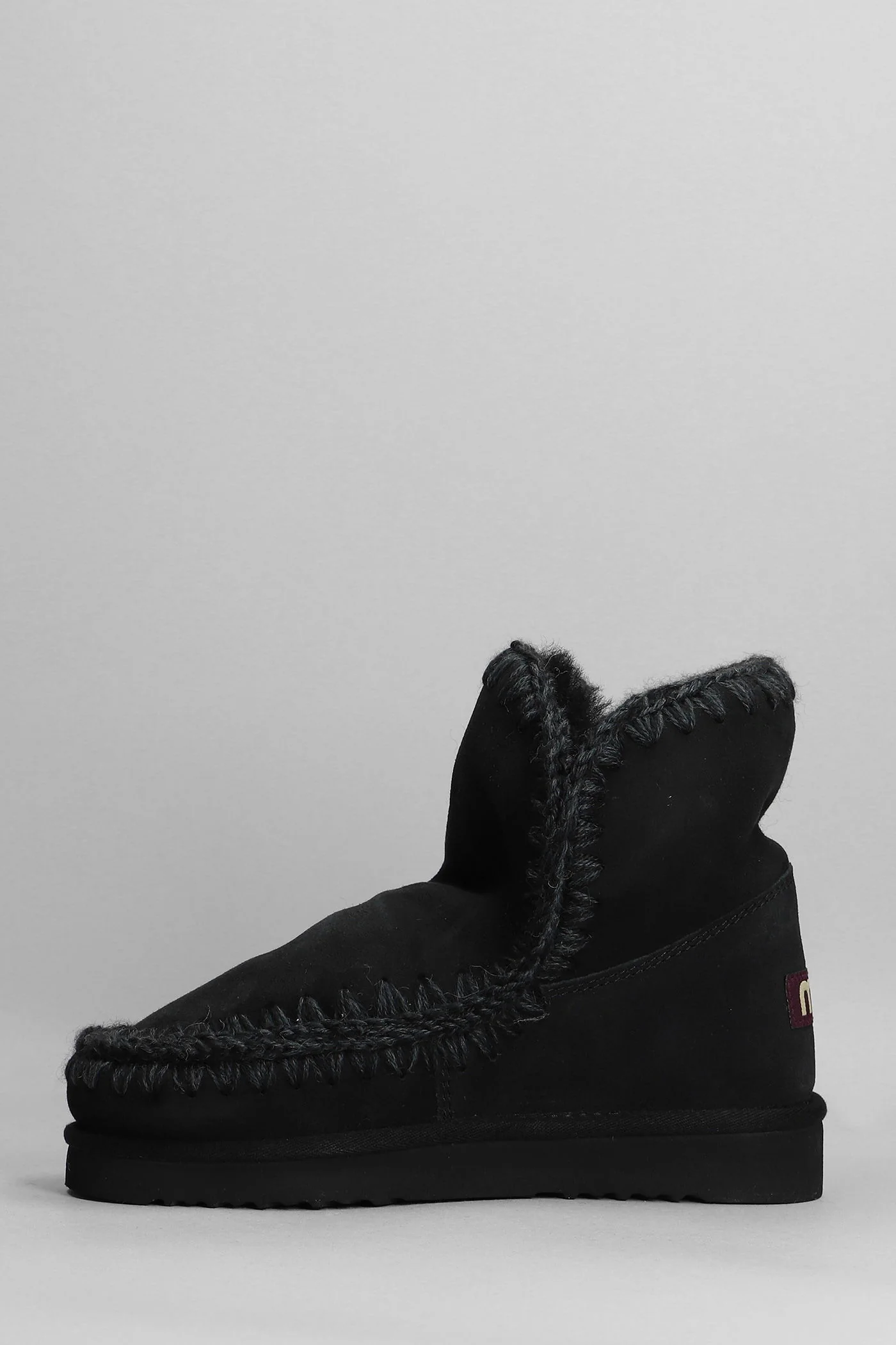 Eskimo 18 low heels Ankle boots in black suede - Image 3