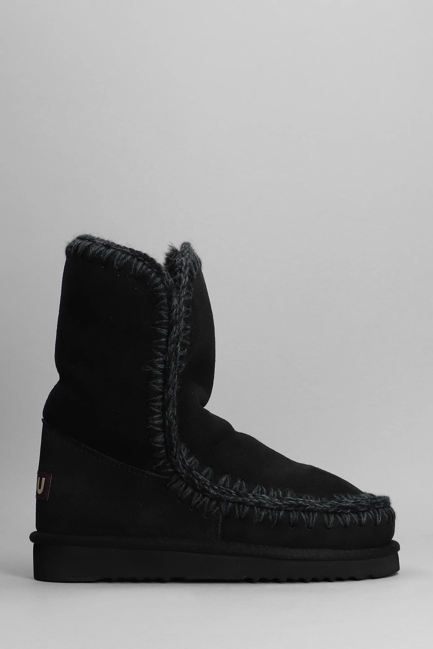 Eskimo 24 low heels Ankle boots in black suede