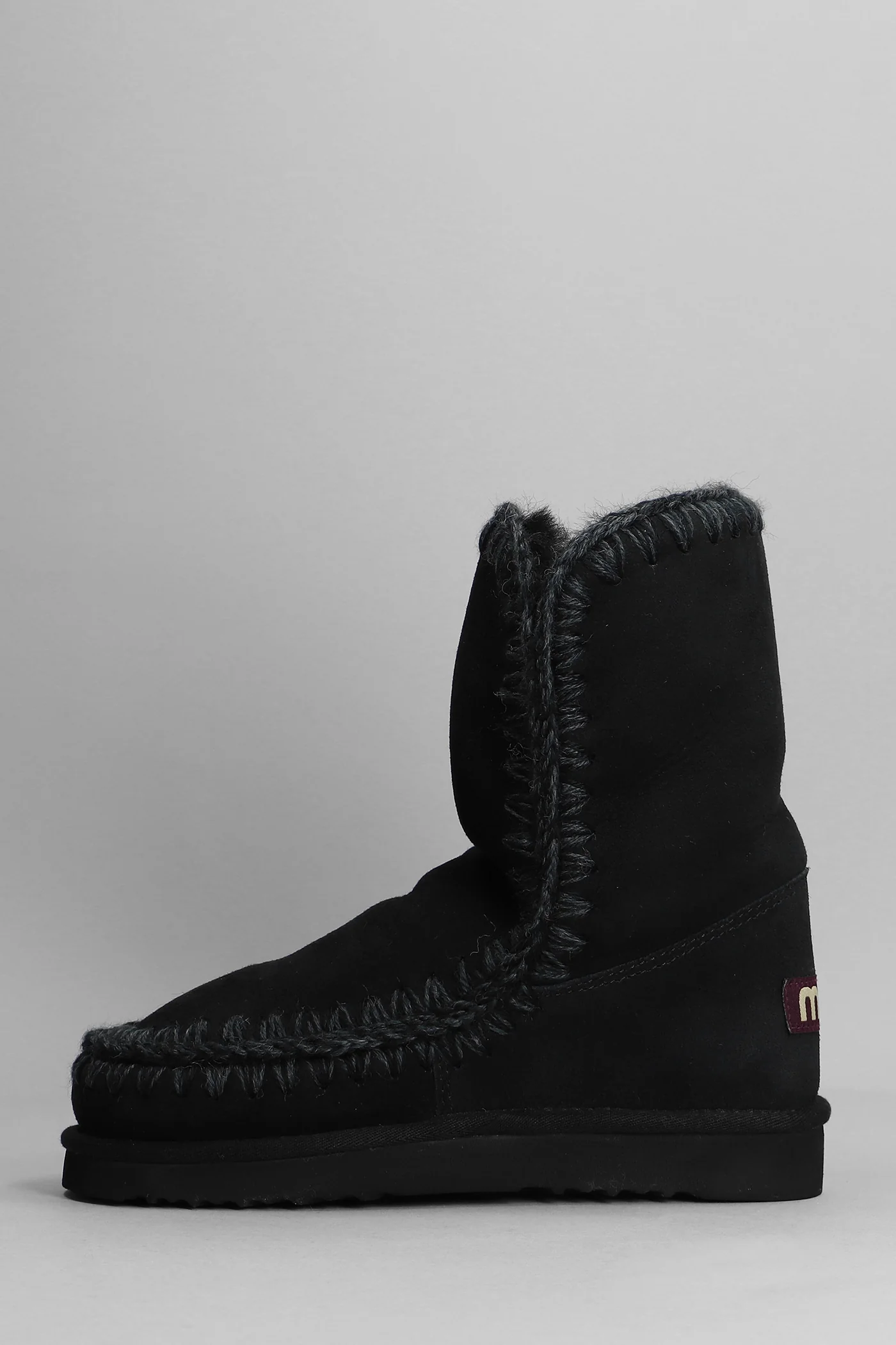 Eskimo 24 low heels Ankle boots in black suede - Image 3