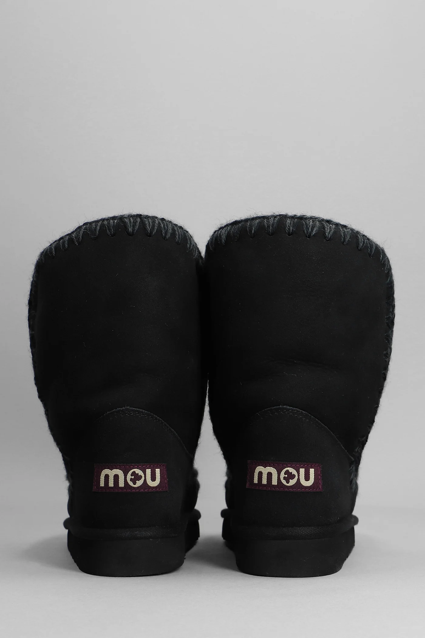 Eskimo 24 low heels Ankle boots in black suede - Image 4