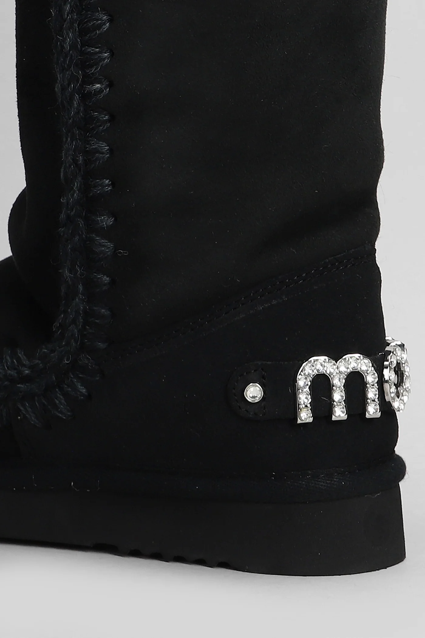 Eskimo 40 low heels boots in black suede - Image 5