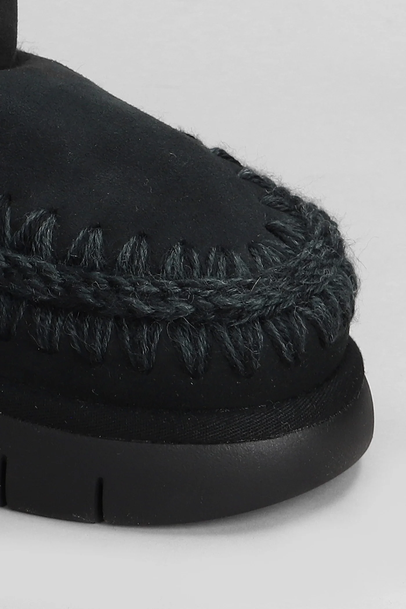 Eskimo bounce 24 low heels Ankle boots in black suede - Image 5