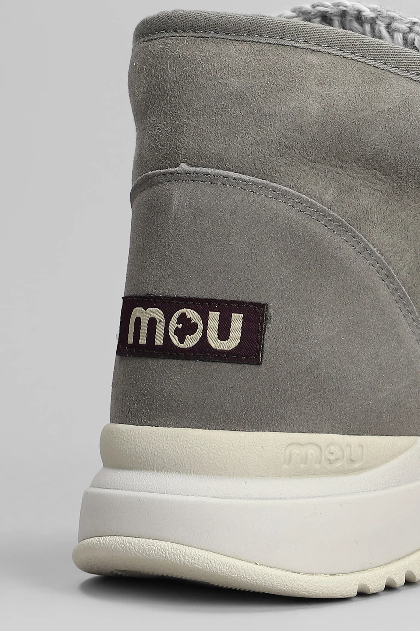 Eskimo jogger Sneakers in grey suede - Image 5