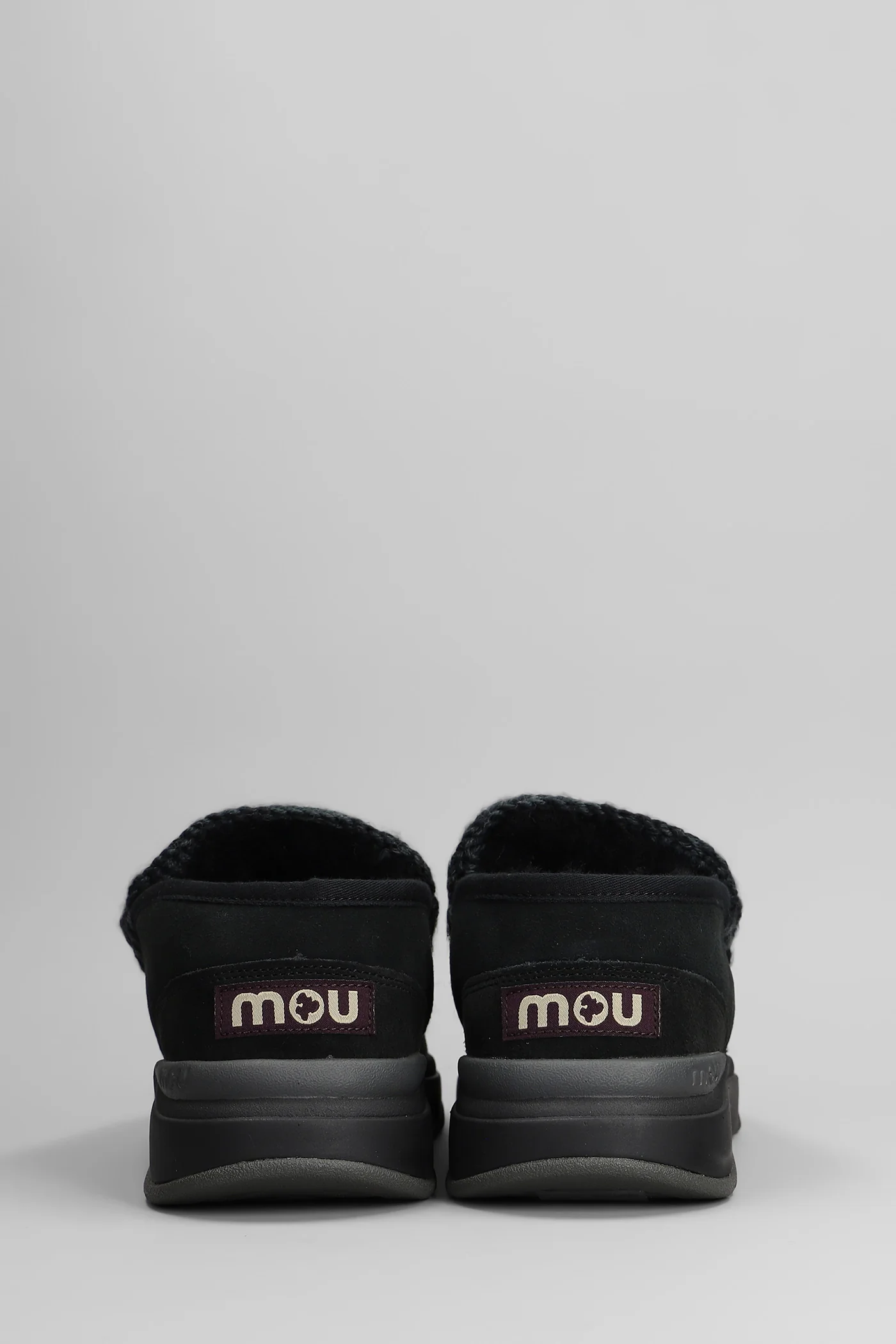 Eskimo men slip on Sneakers in black suede - Image 4
