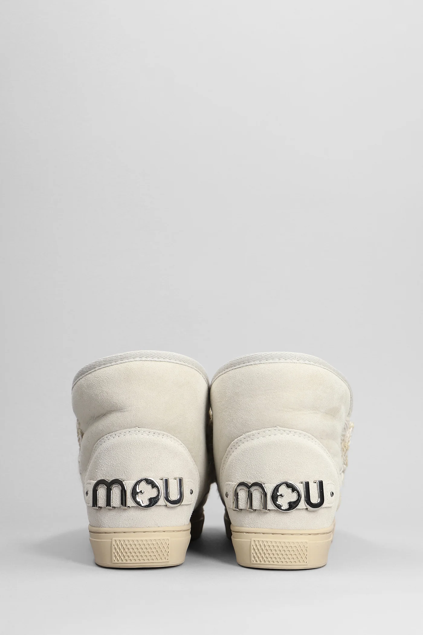 Eskimo Sneaker low heels Ankle boots in beige suede - Image 4