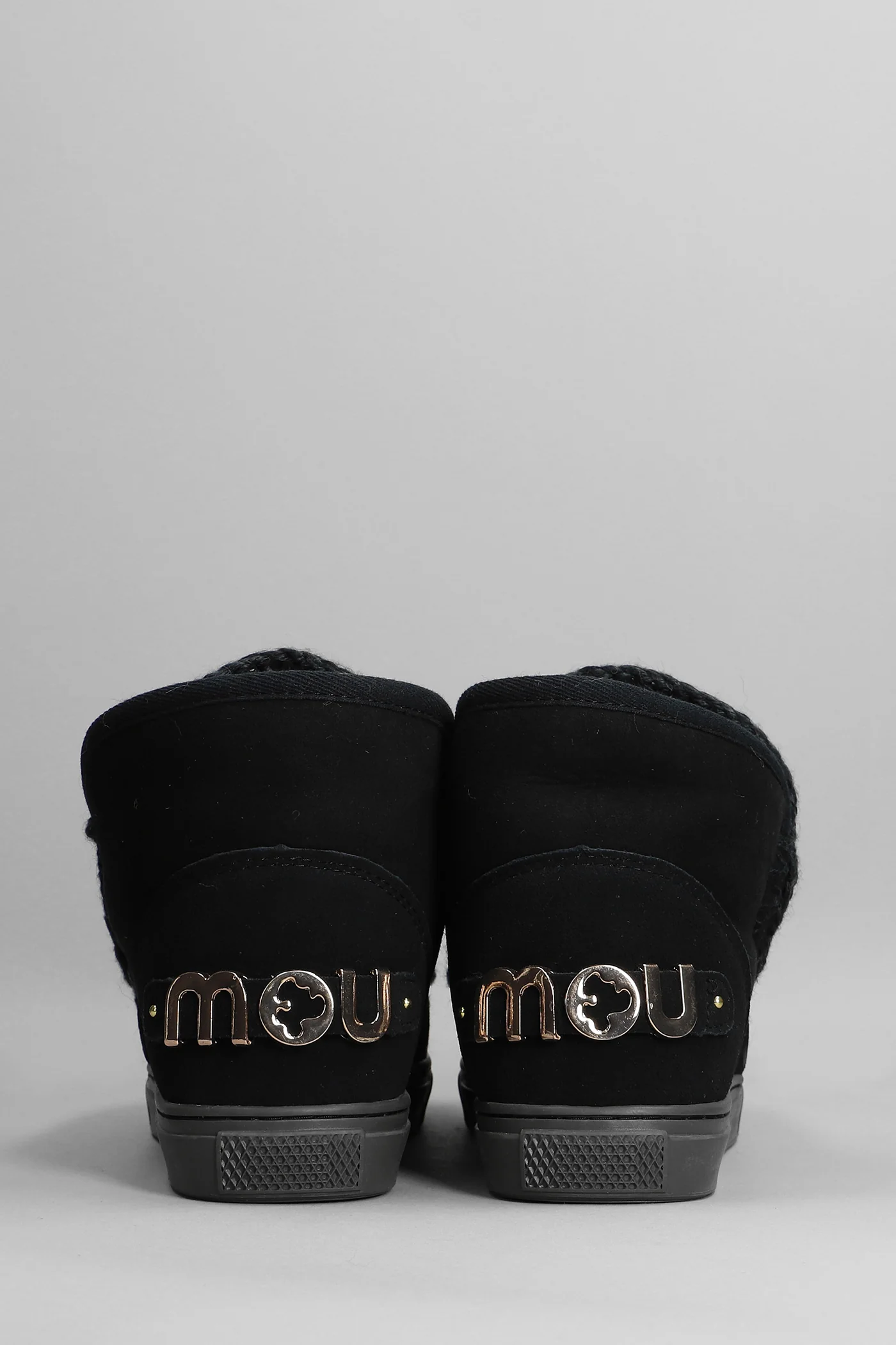 Eskimo Sneaker low heels Ankle boots in black suede - Image 4