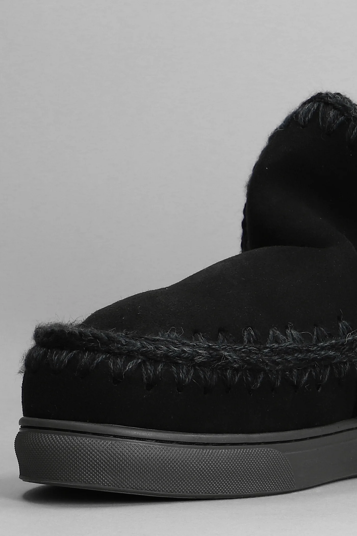 Eskimo Sneaker low heels Ankle boots in black suede - Image 5
