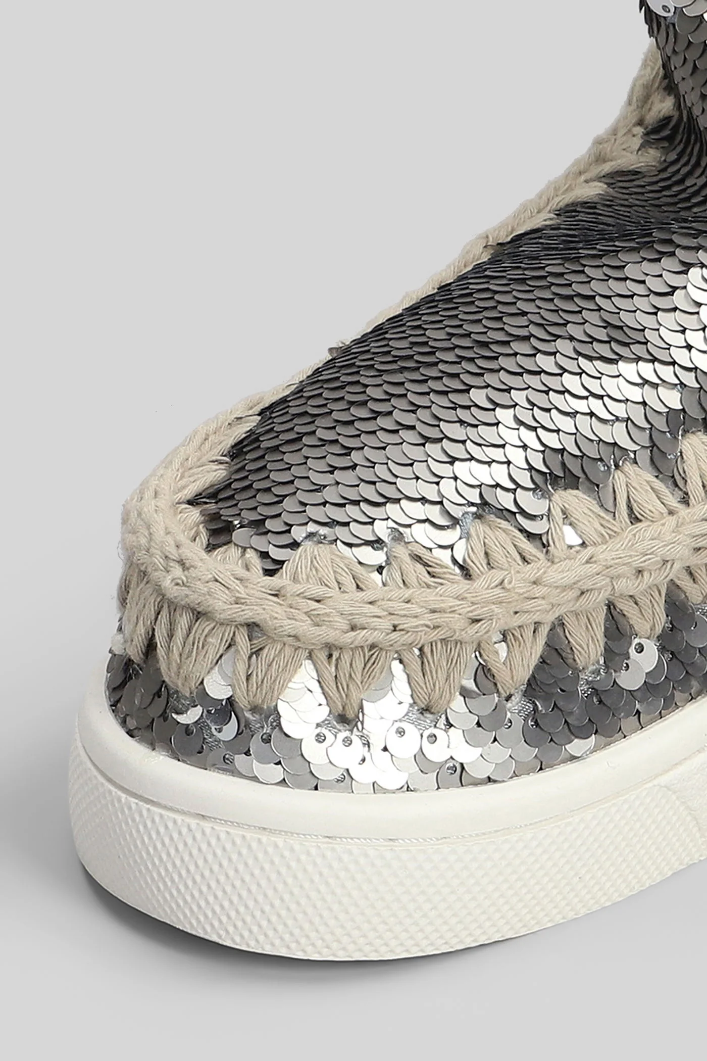 Eskimo Sneaker low heels Ankle boots in Gunmetal fabric - Image 5