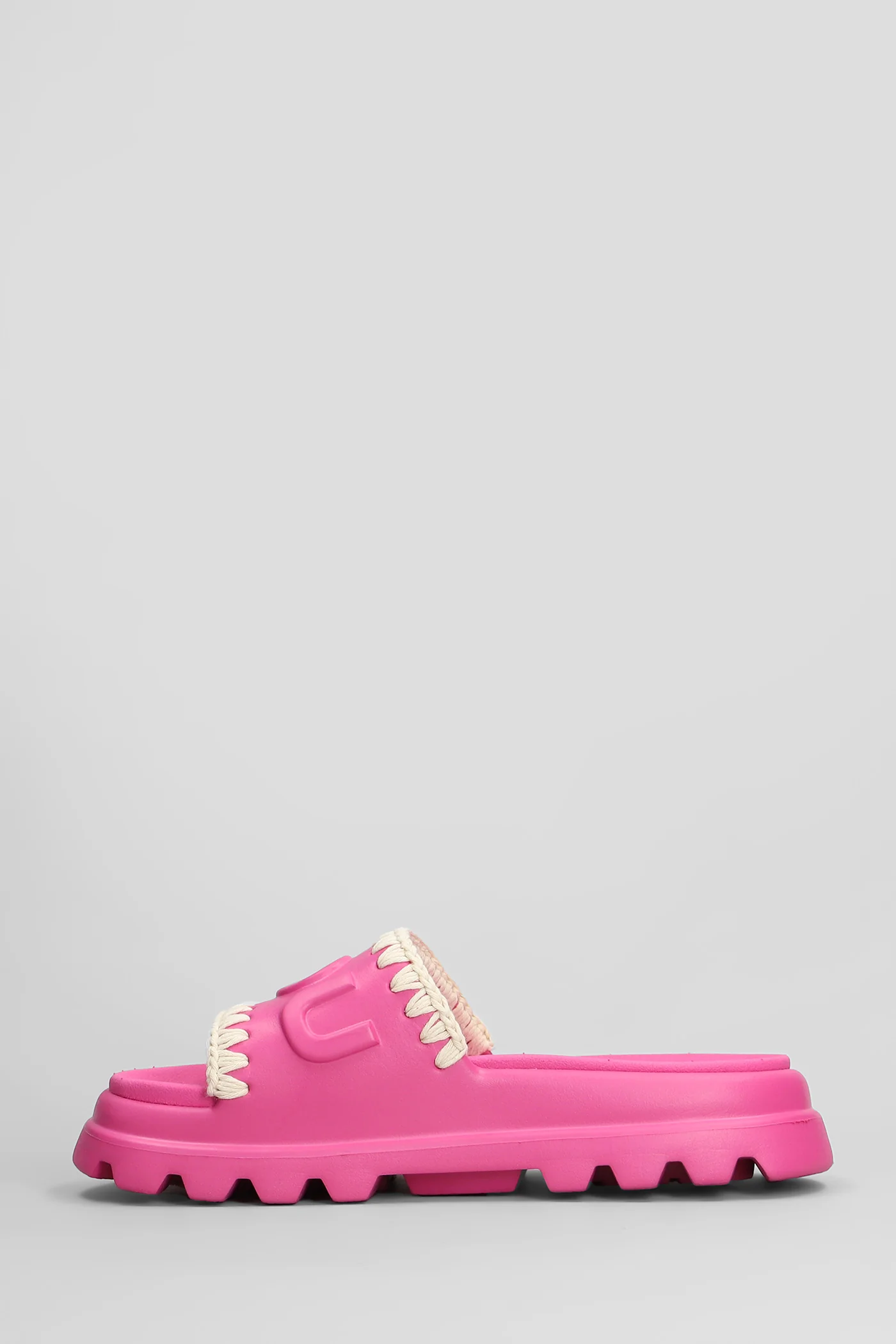 Eva Onepiece Flats in fuxia rubber/plasic - Image 3