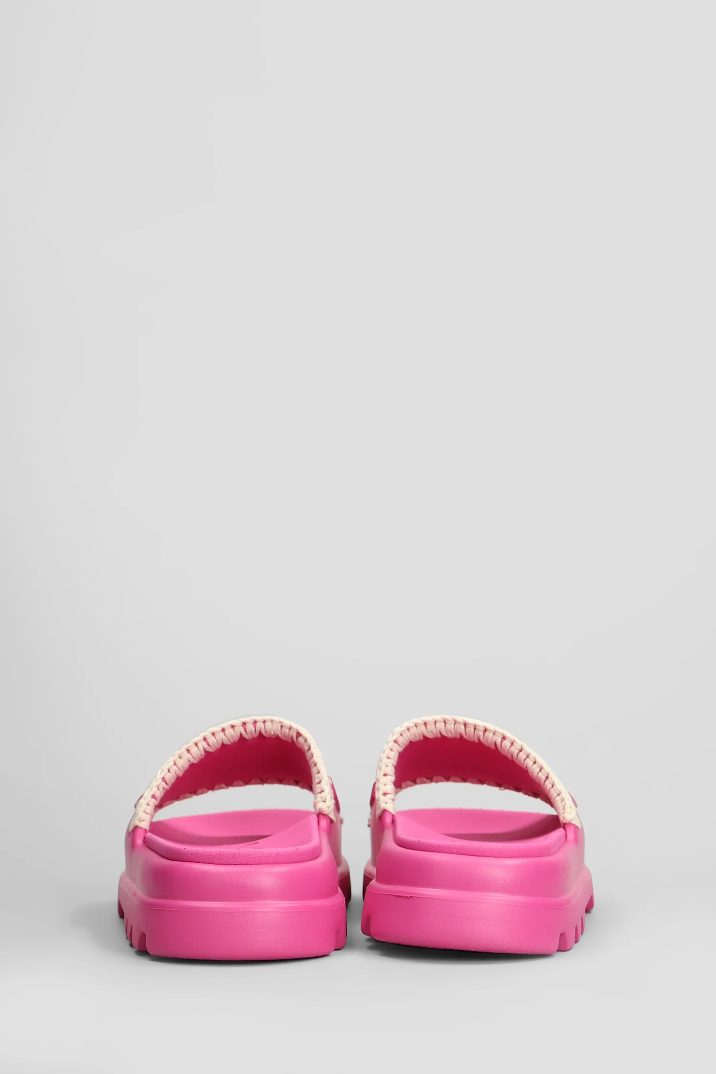 Eva Onepiece Flats in fuxia rubber/plasic - Image 4