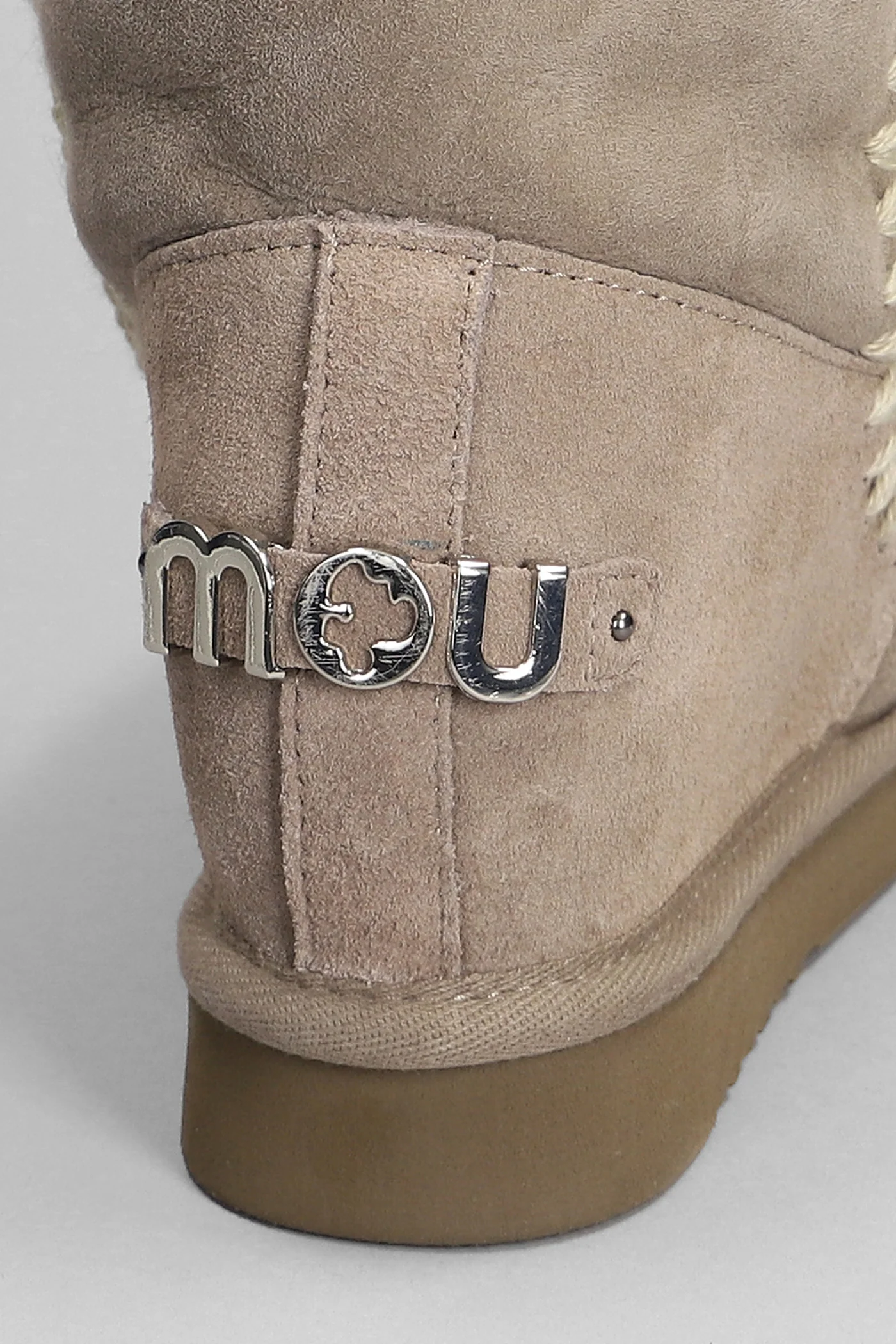 Inner wedge Ankle boots inside wedge in grey suede - Image 5