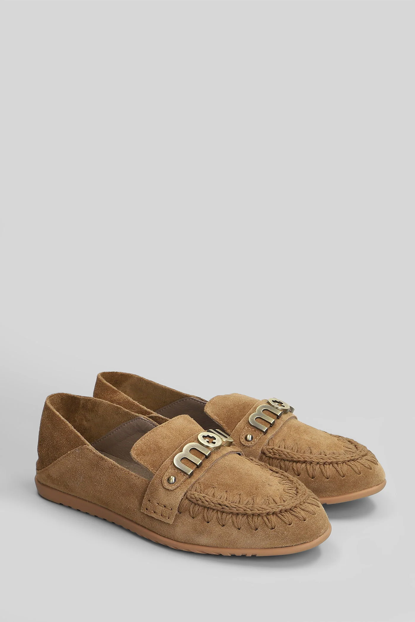 Slip-on Loafers in leather color suede - Image 2