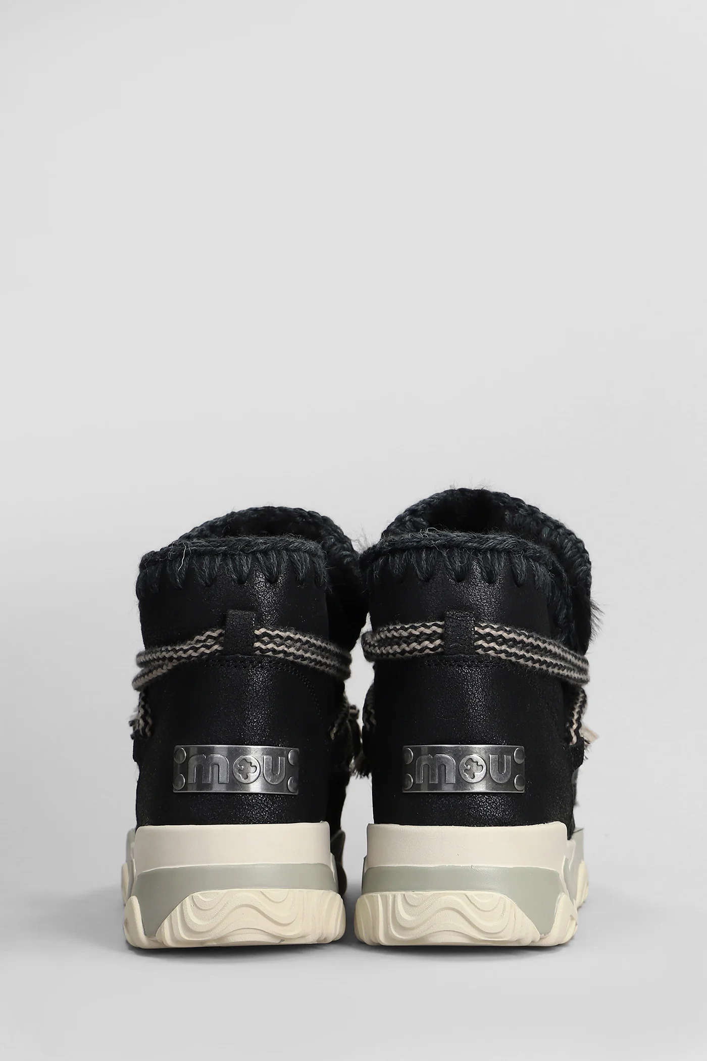Trainer 02 scoubidoo Sneakers in black leather - Image 4