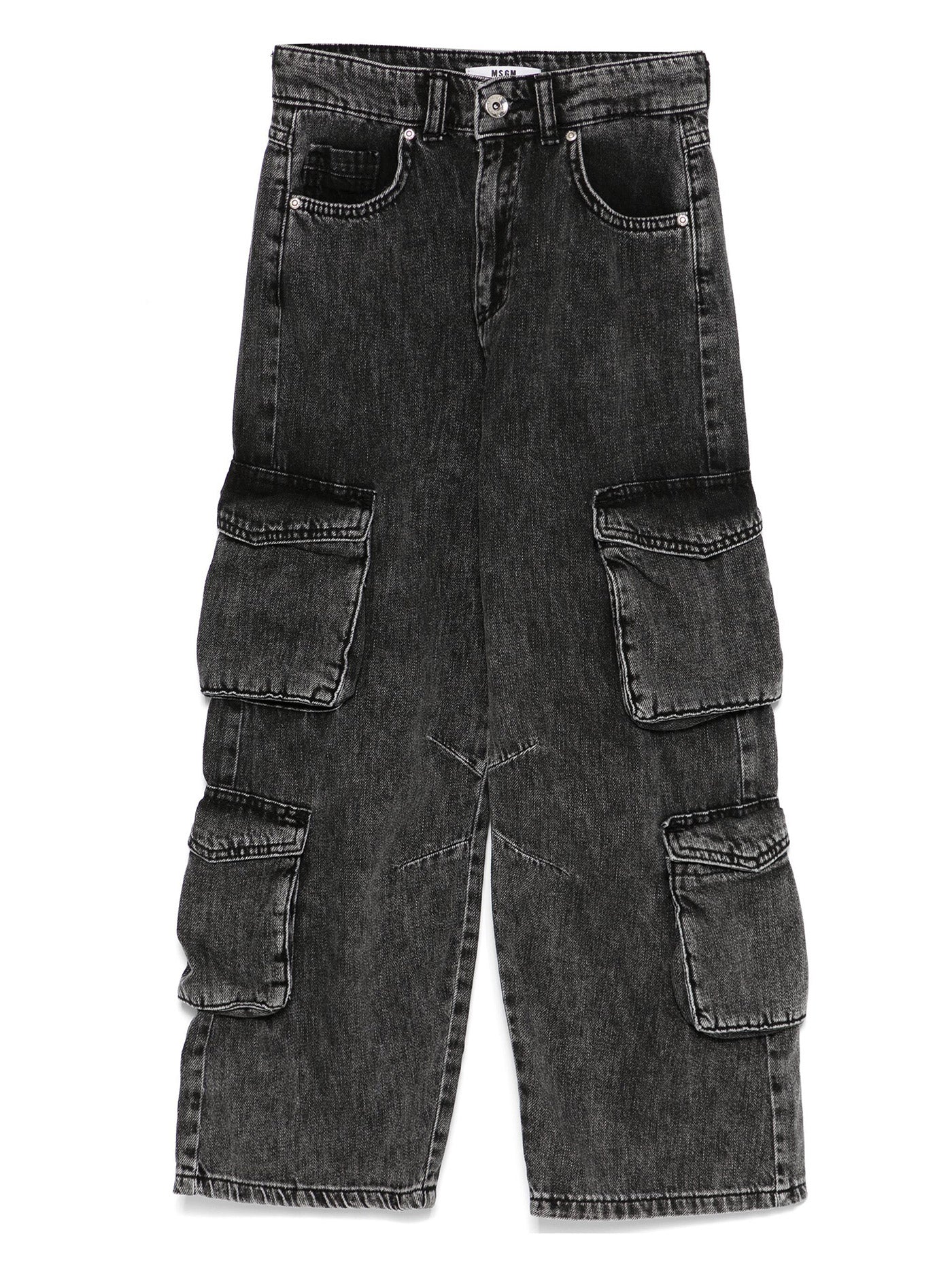 Jeans in black cotton