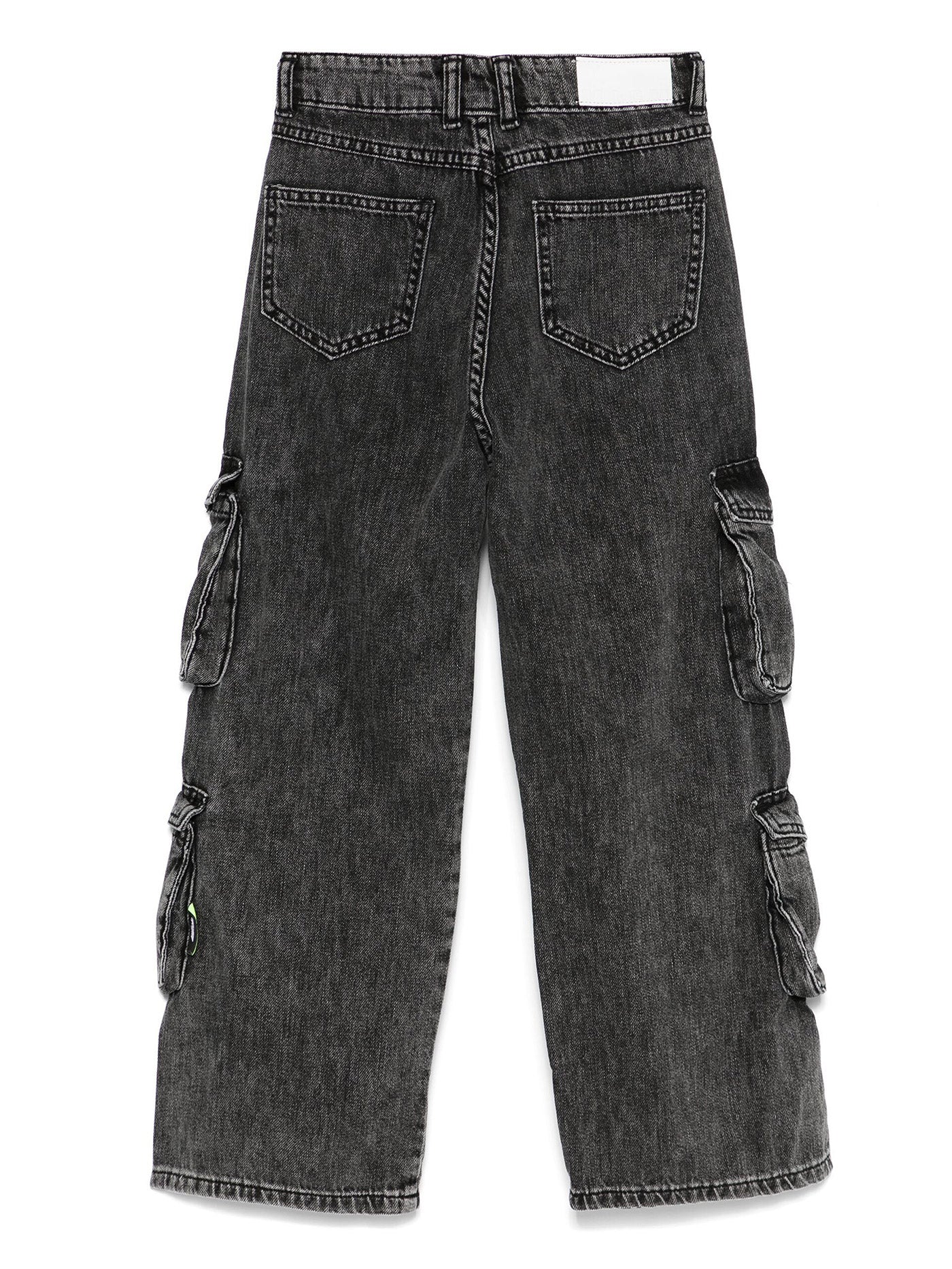 Jeans in black cotton - Image 2