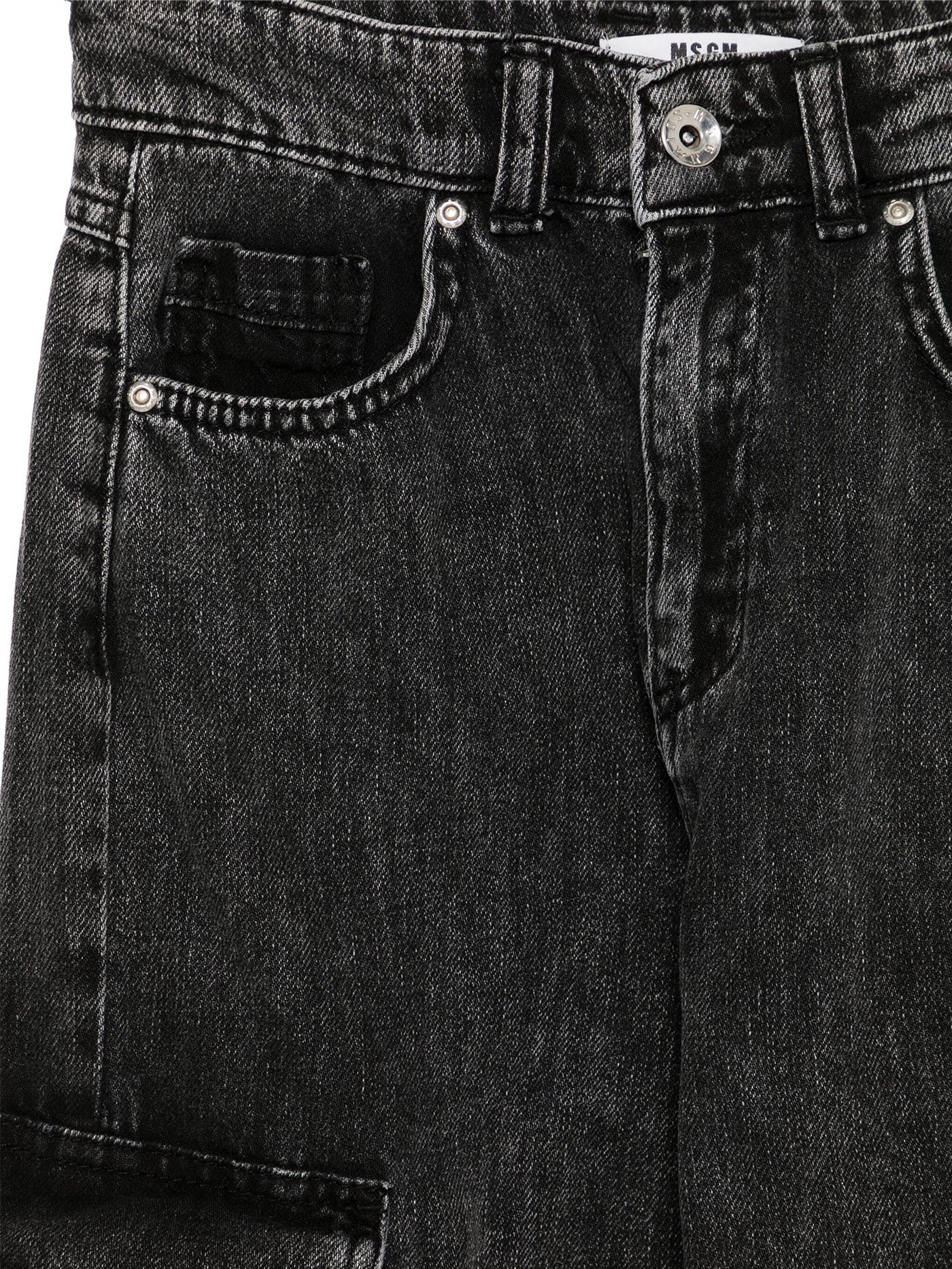 Jeans in black cotton - Image 3