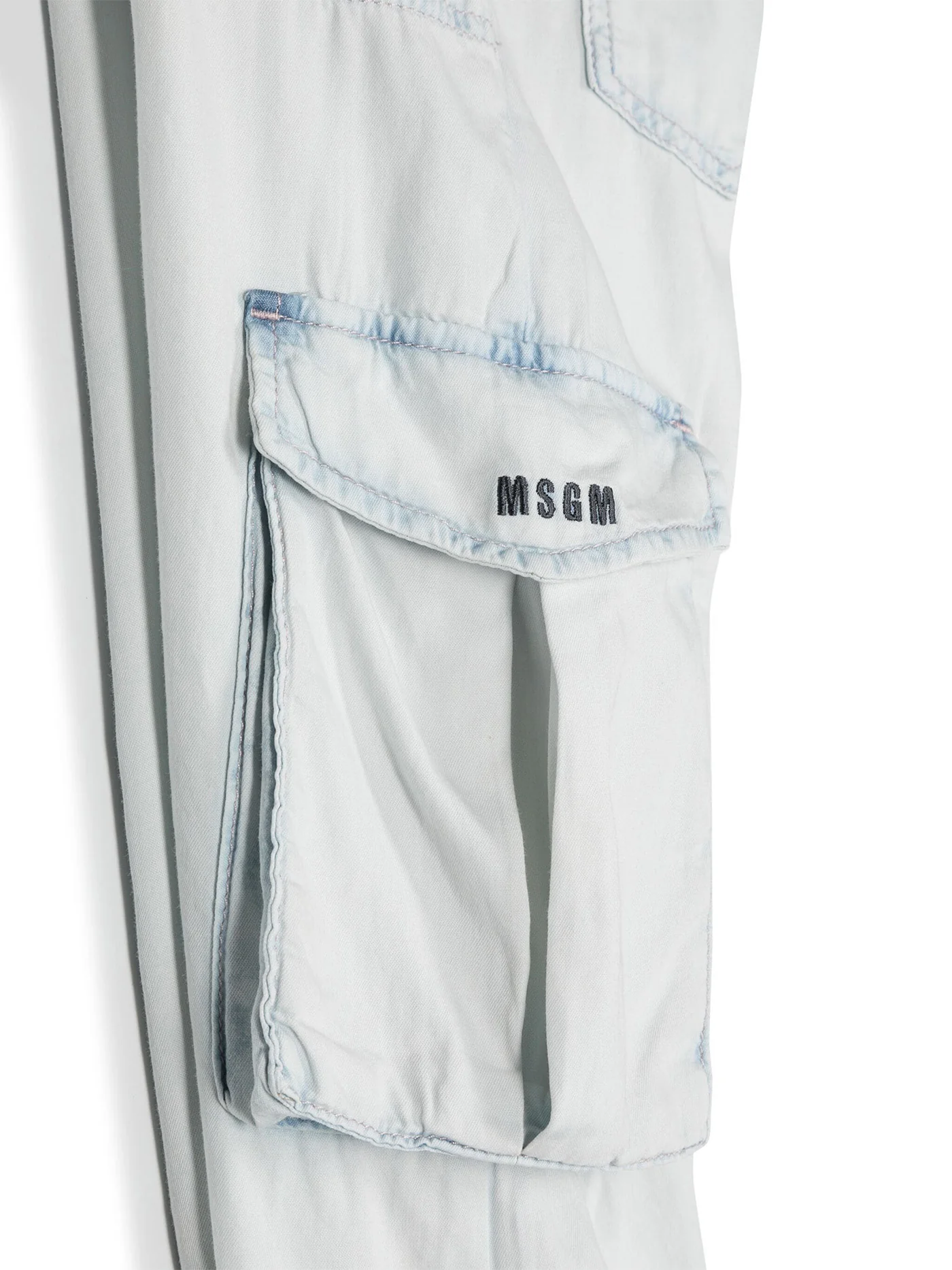 Jeans in cyan cotton - Image 3