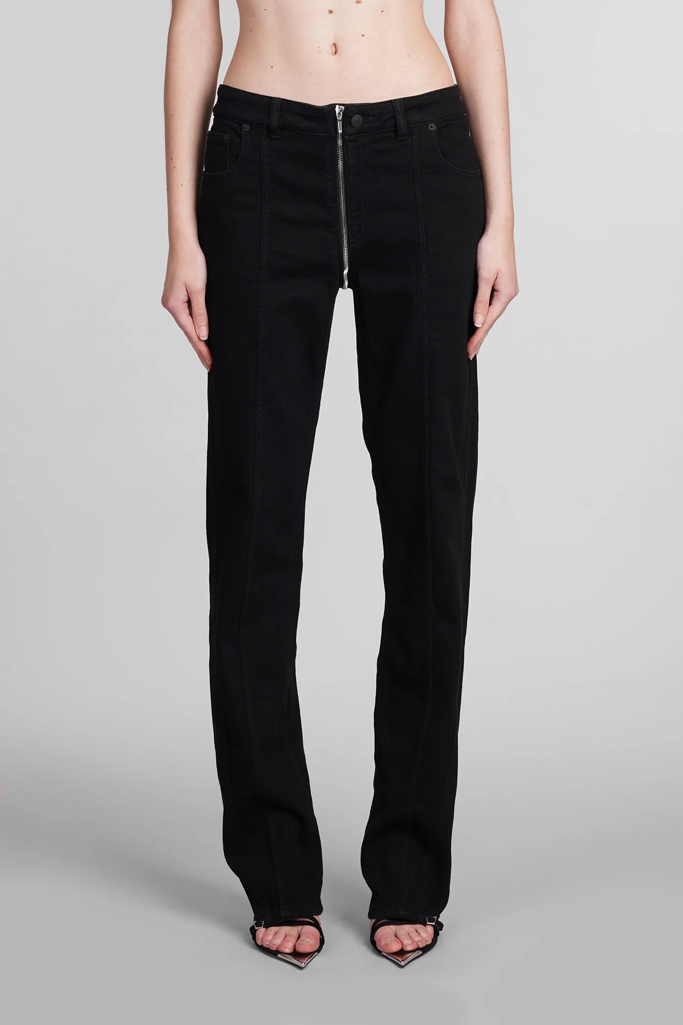 Jeans in black denim