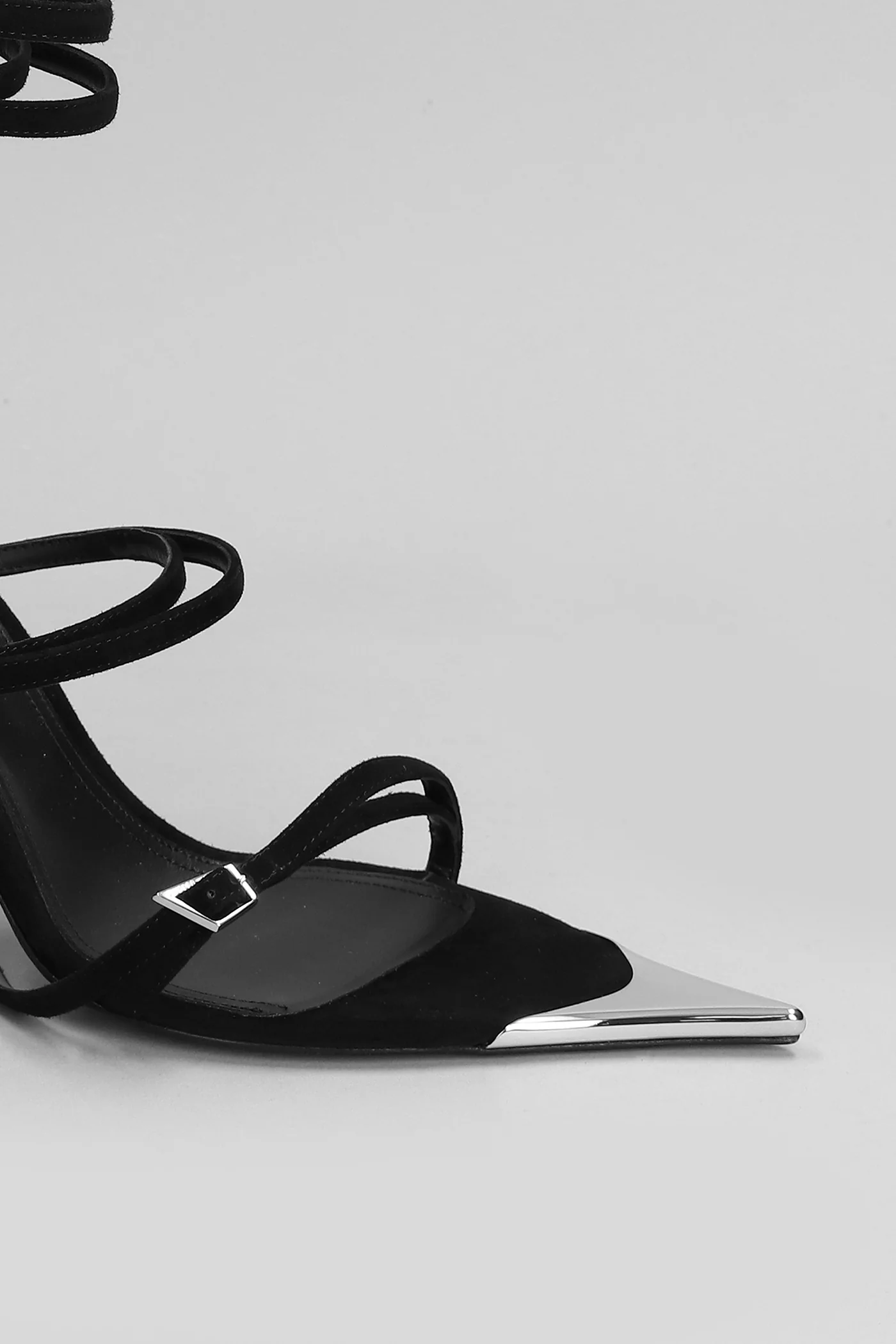 Sandals in black suede - Image 5