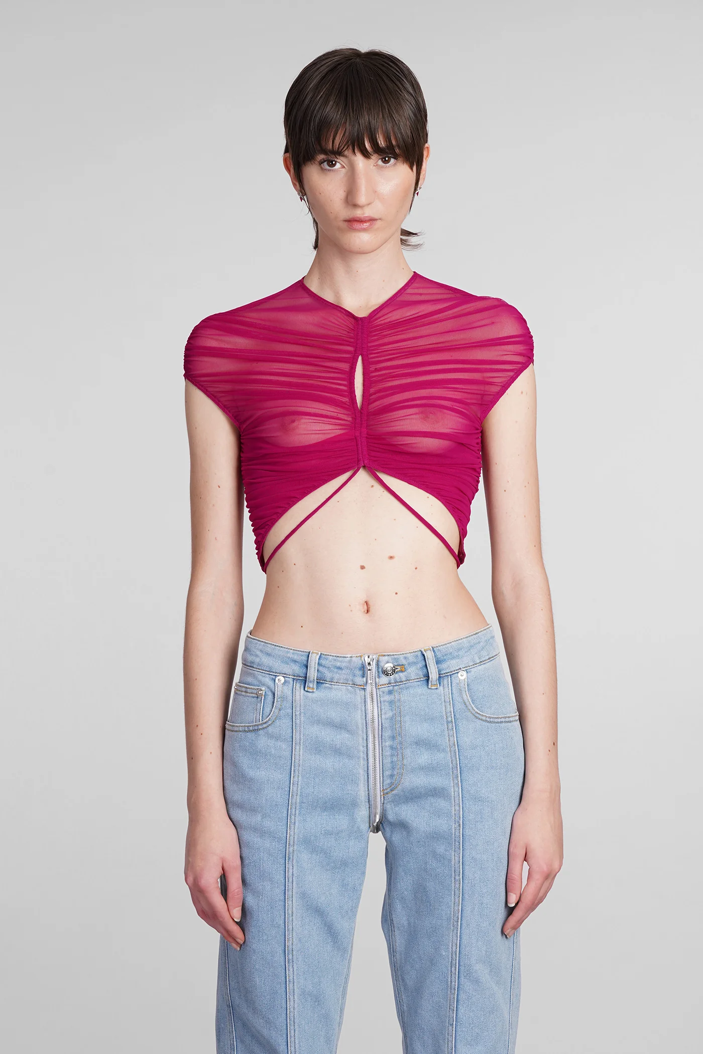 Topwear in Viola polyamide