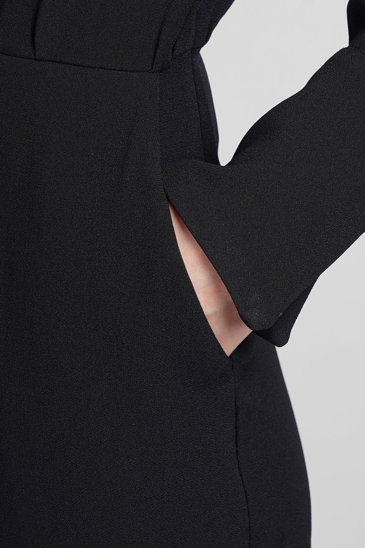 Bayard Jumpsuit in black acetate - Image 5