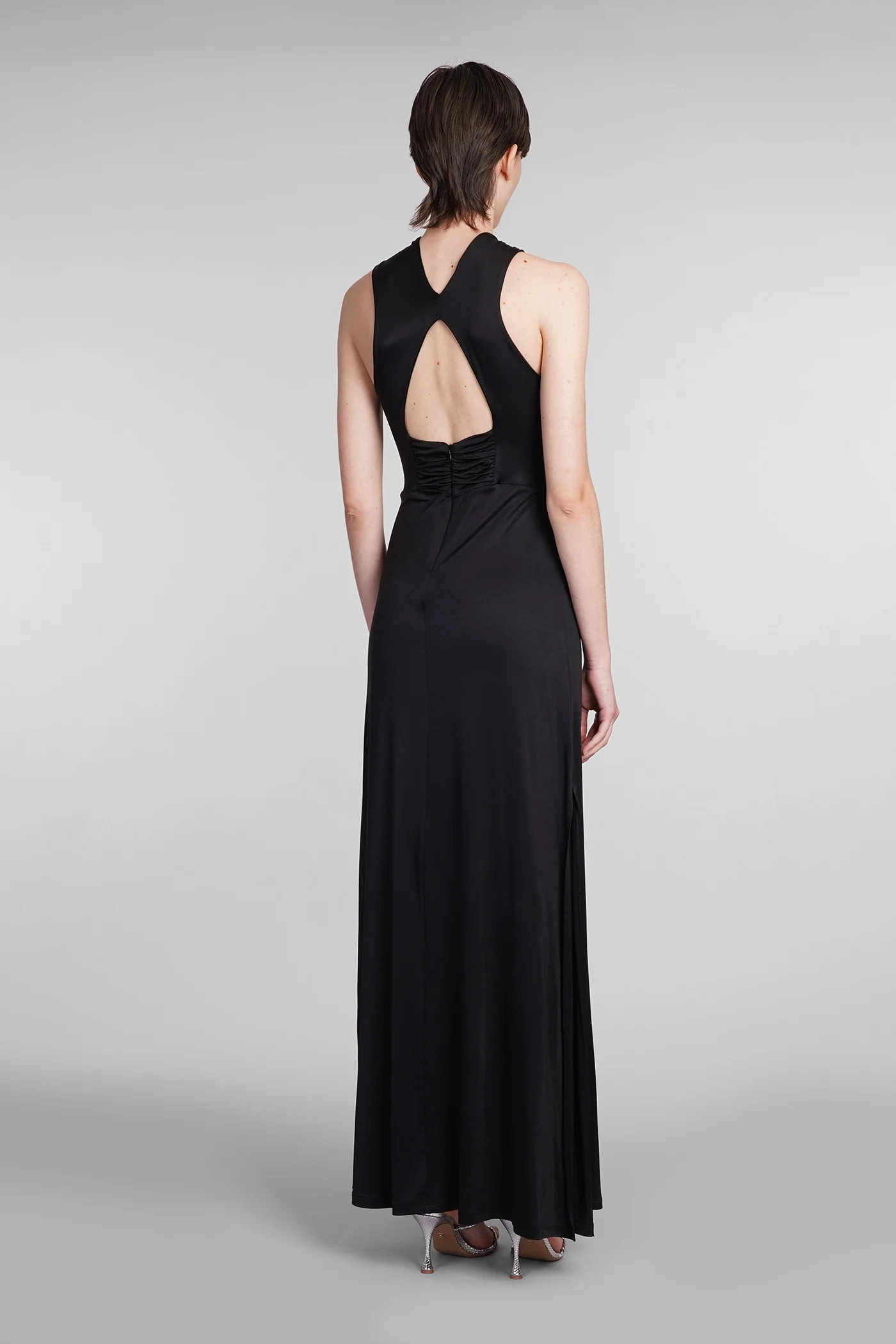 Ile rousse Dress woman in black polyester - Image 3