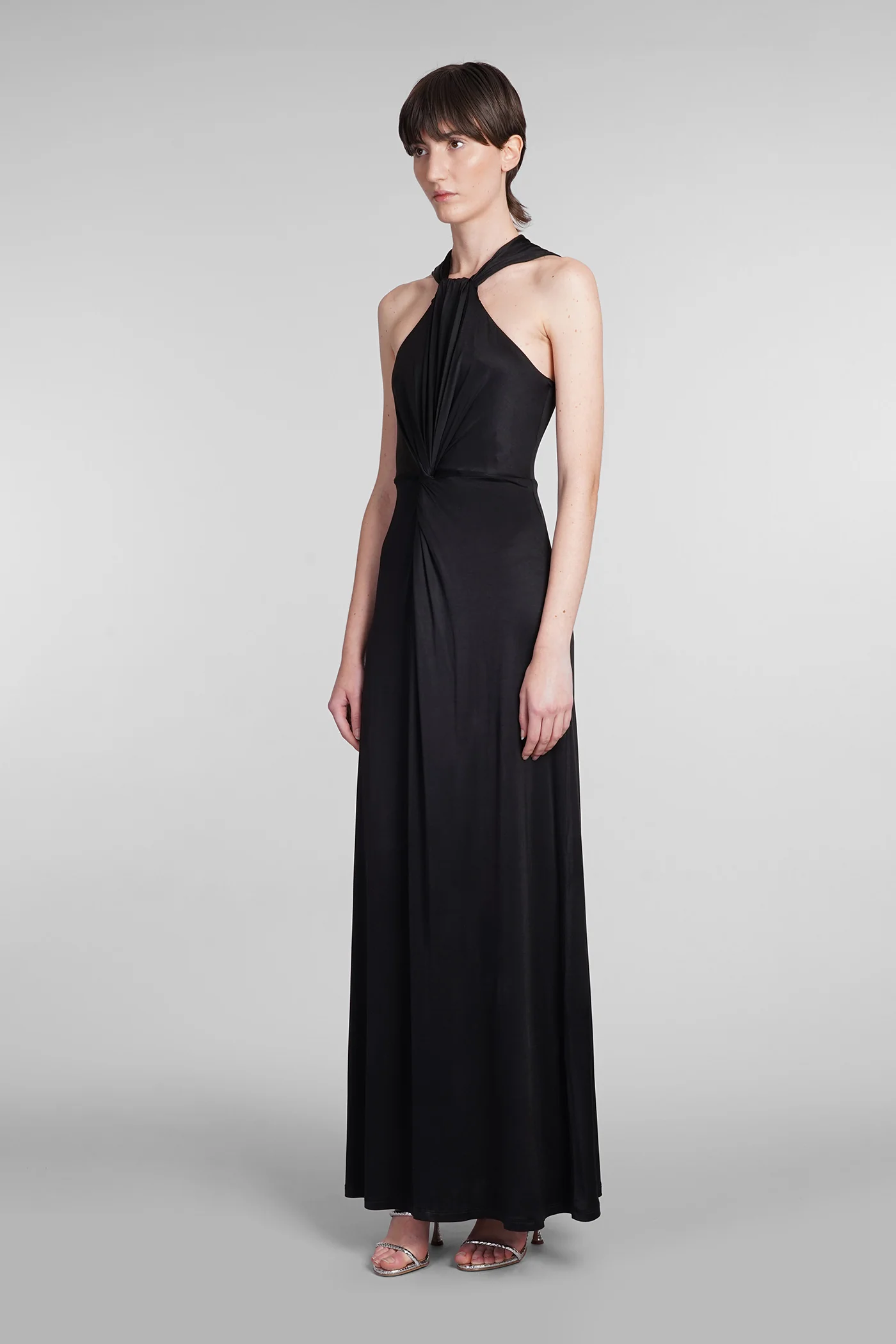 Ile rousse Dress woman in black polyester - Image 4