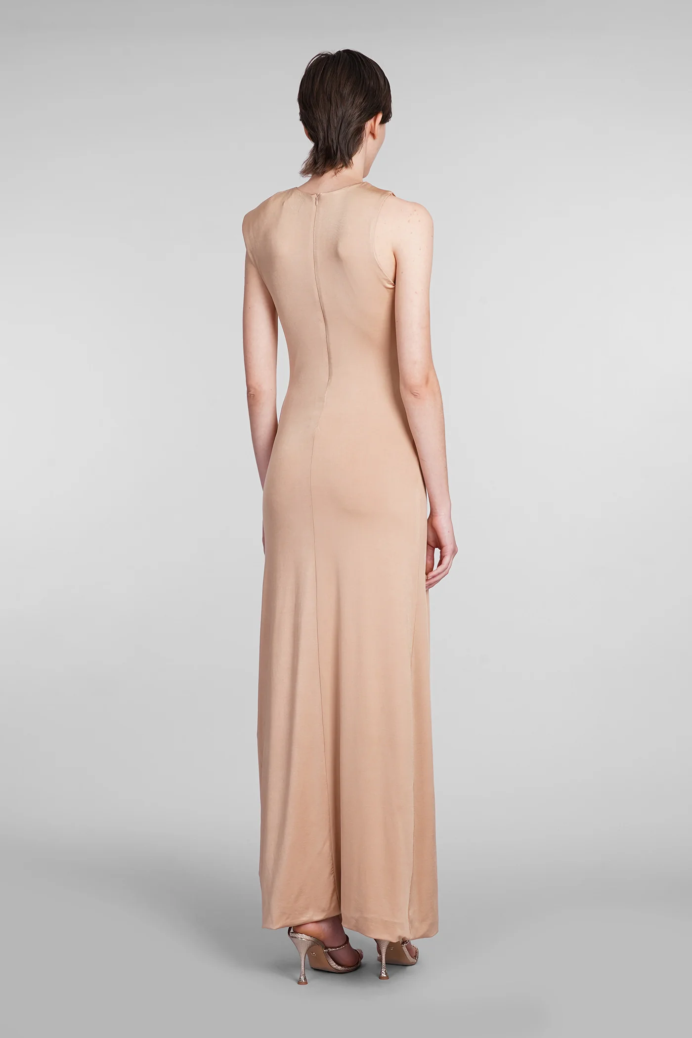 Saint-mandrier Dress woman  in beige polyester - Image 3