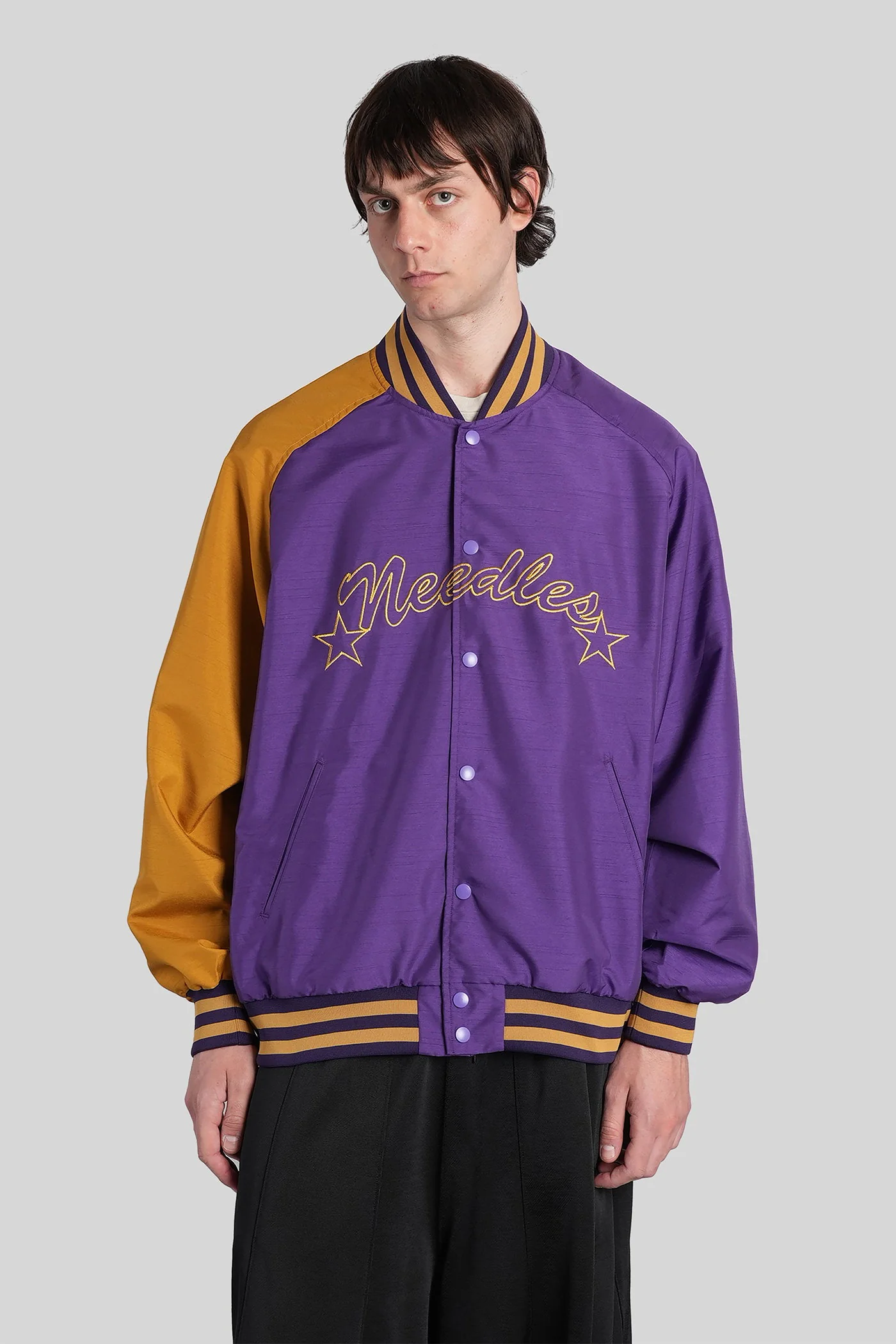Bomber Jacket in Viola polyester
