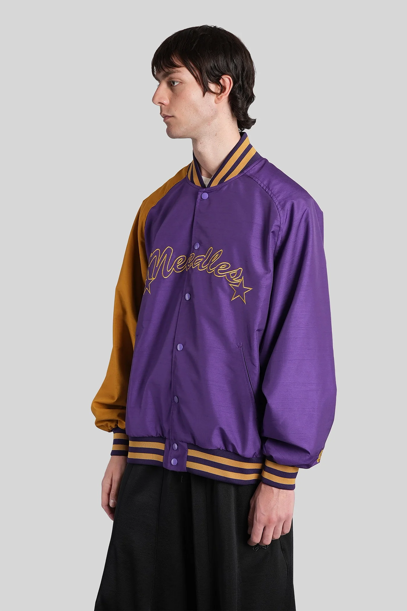 Bomber Jacket in Viola polyester - Image 4