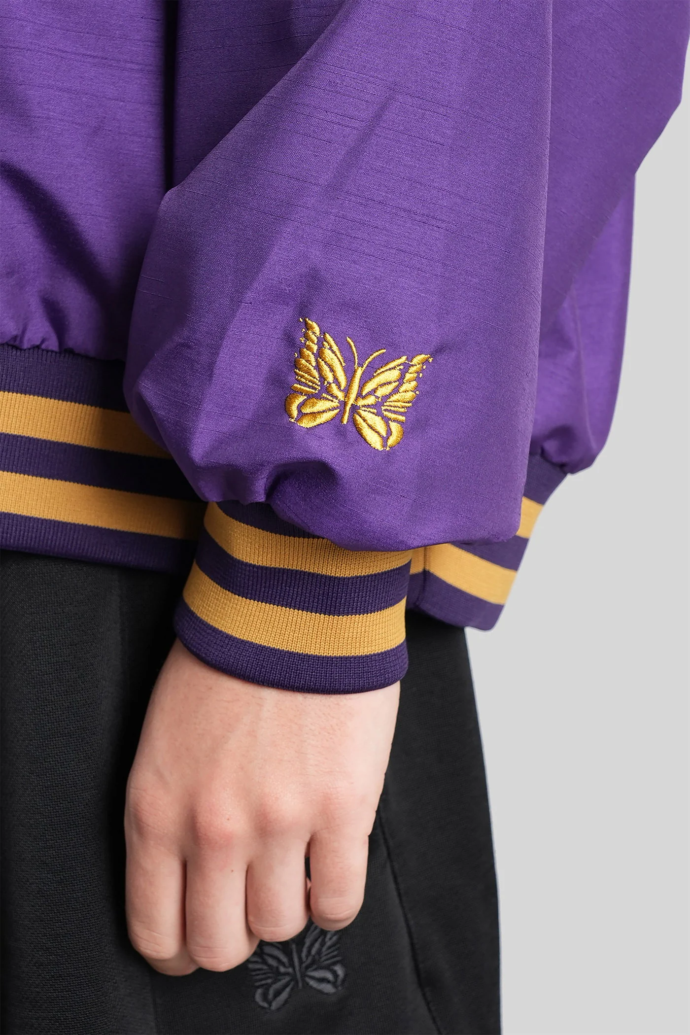 Bomber Jacket in Viola polyester - Image 5