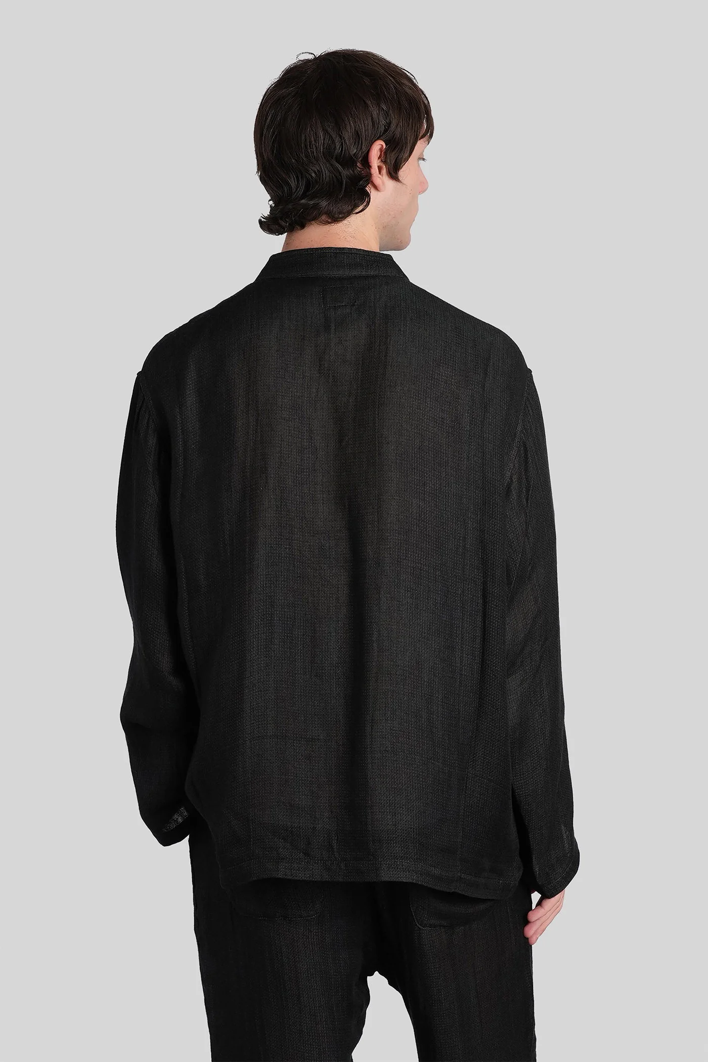 Casual jacket in green Rayon - Image 3