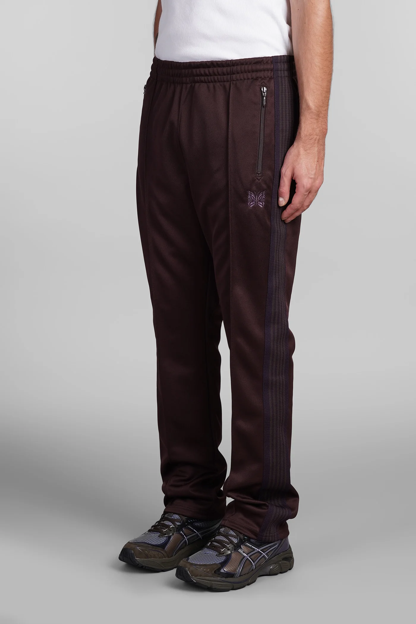 Pants in brown polyester - Image 4