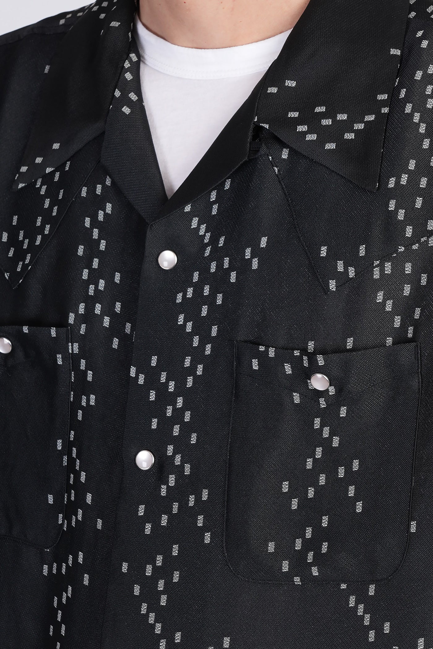 Shirt in black Rayon - Image 5