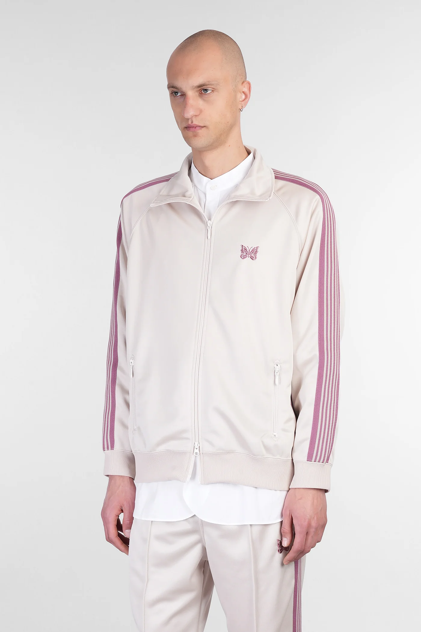 Sweatshirt in beige polyester - Image 4