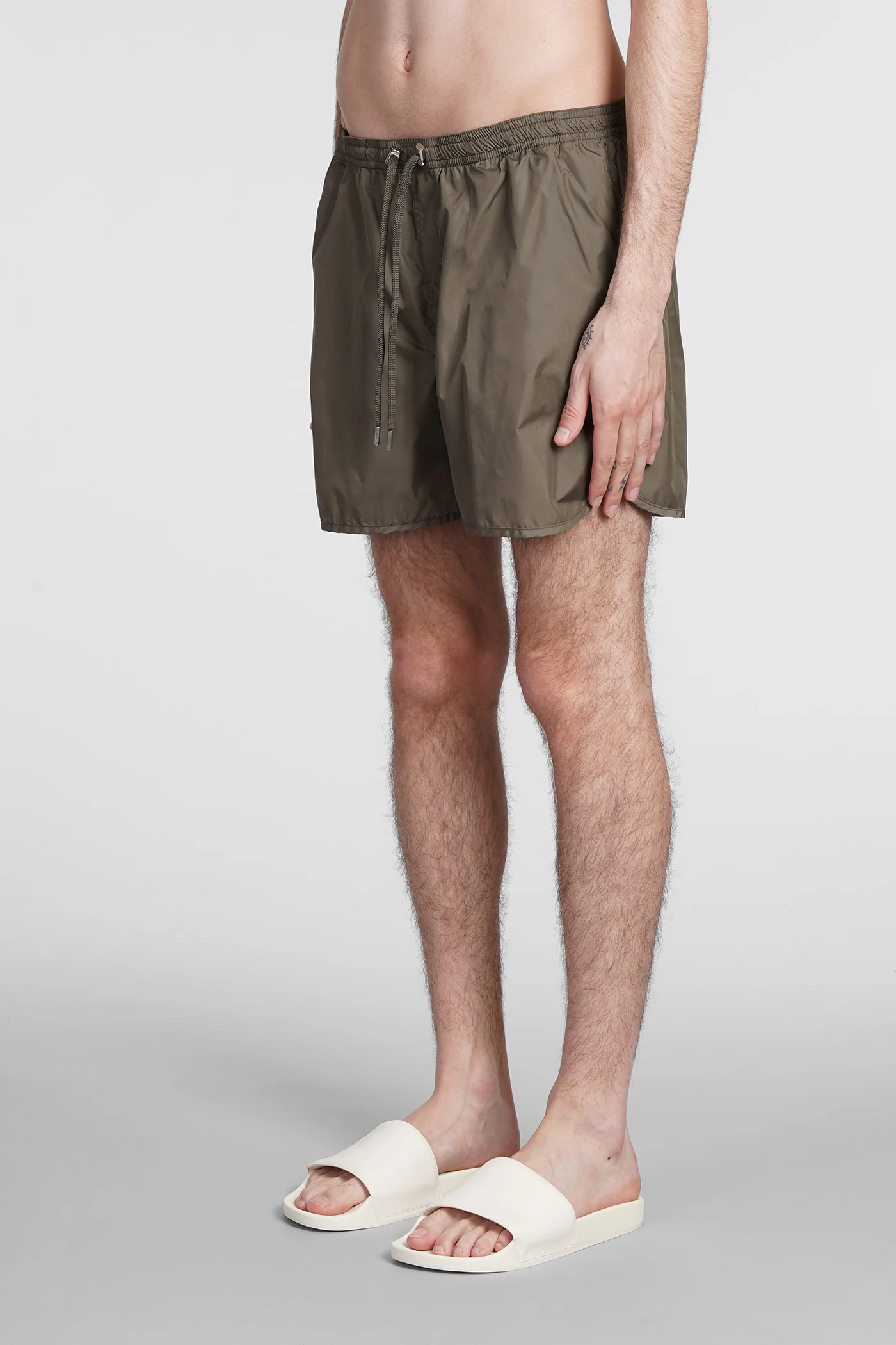 Beachwear in green polyester - Image 3